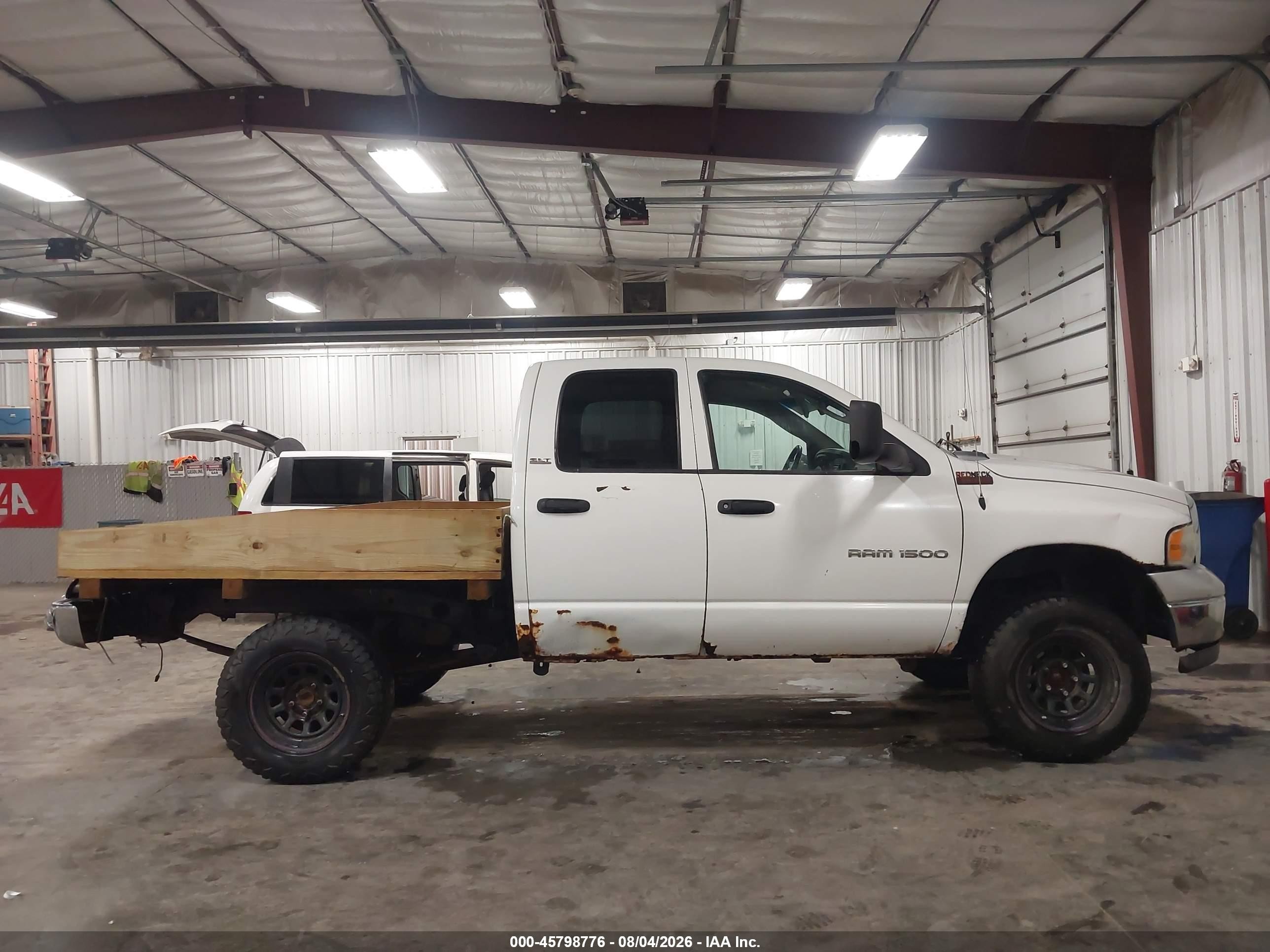 2002 Dodge Ram 1500 St White vin: 3D7HU18Z82G150068