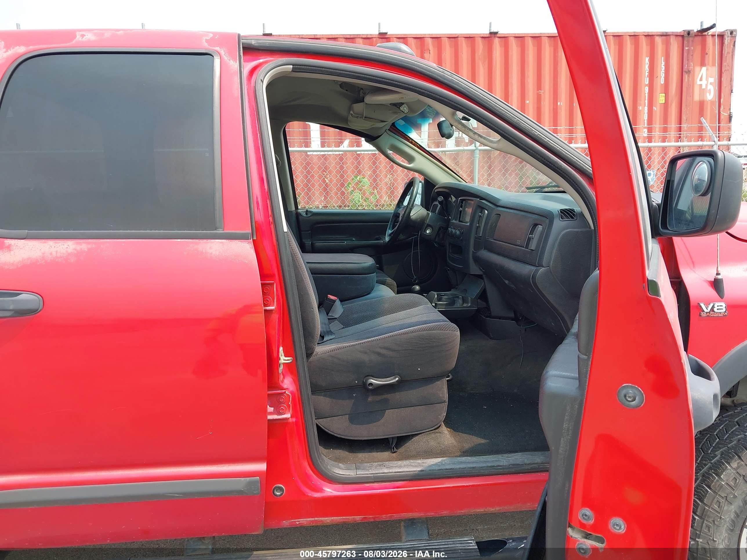 2002 Dodge Ram 1500 St Red vin: 3D7HU18ZX2G211985