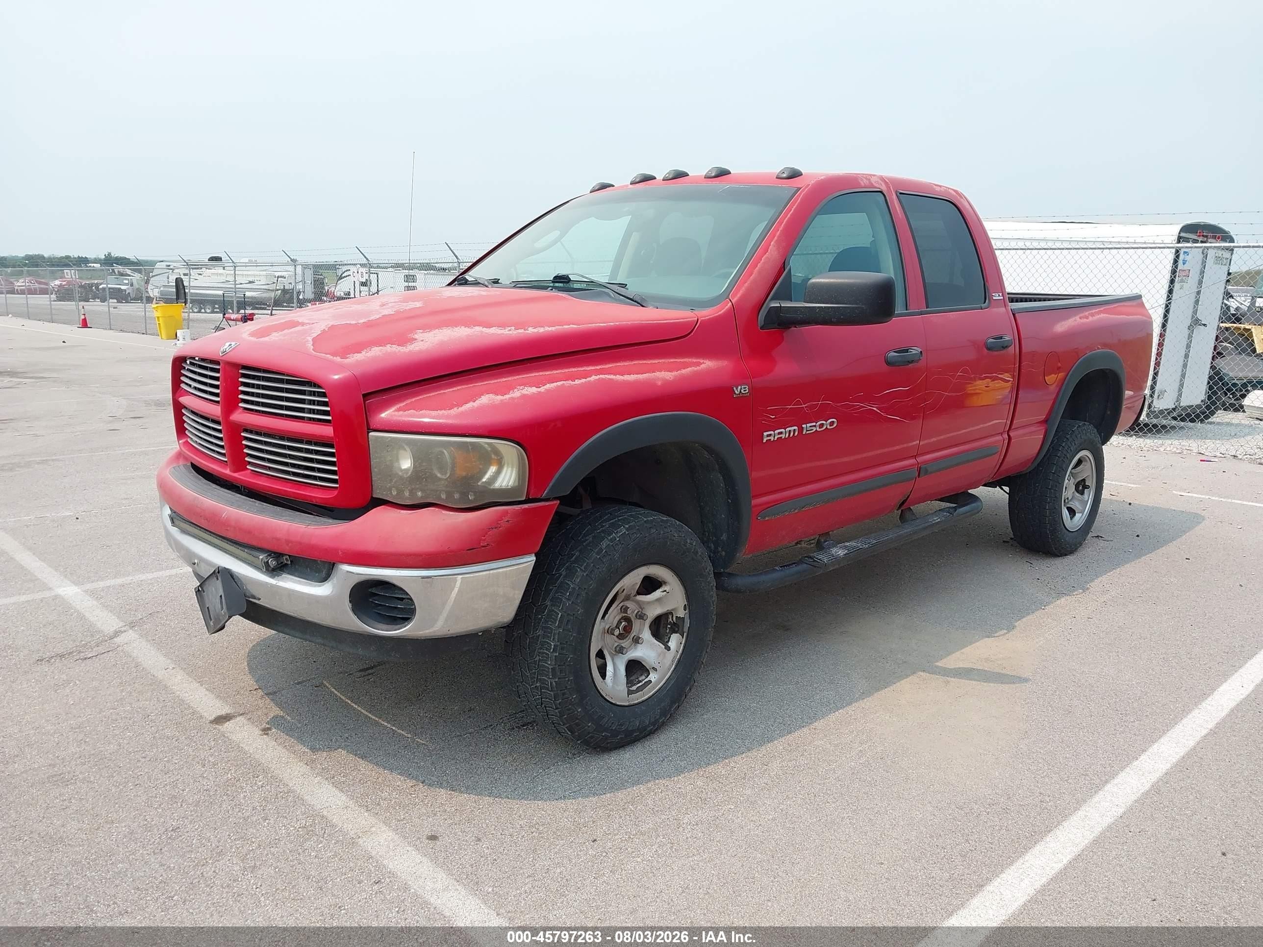 2002 Dodge Ram 1500 St Red vin: 3D7HU18ZX2G211985