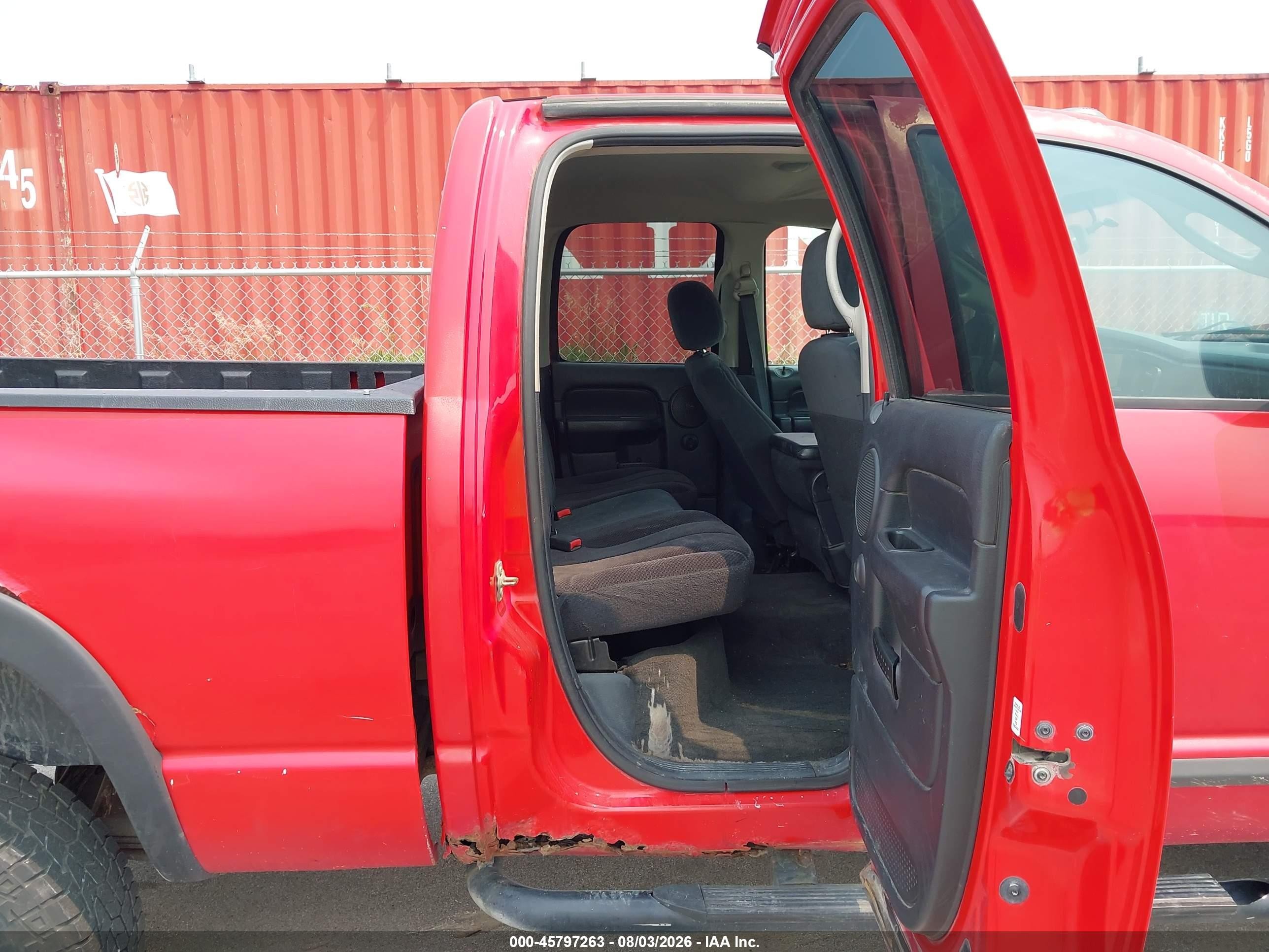 2002 Dodge Ram 1500 St Red vin: 3D7HU18ZX2G211985