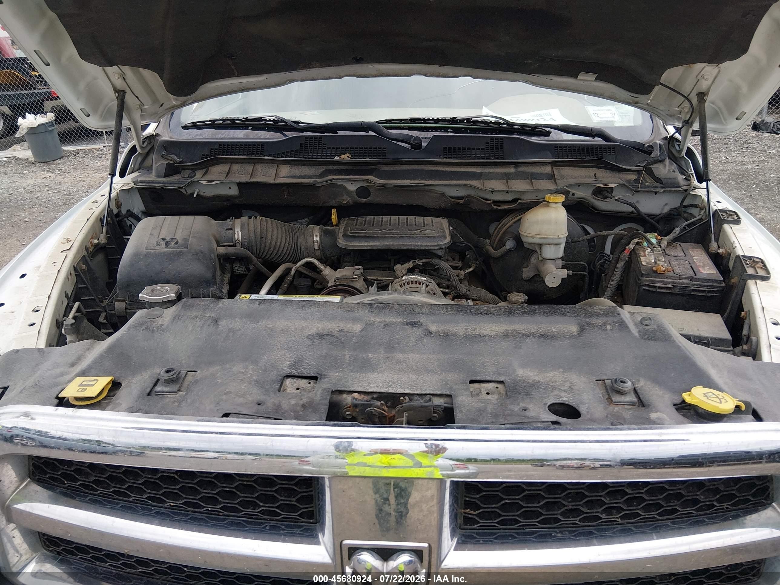 2011 Ram Ram 1500 St White vin: 3D7JB1EK2BG593959