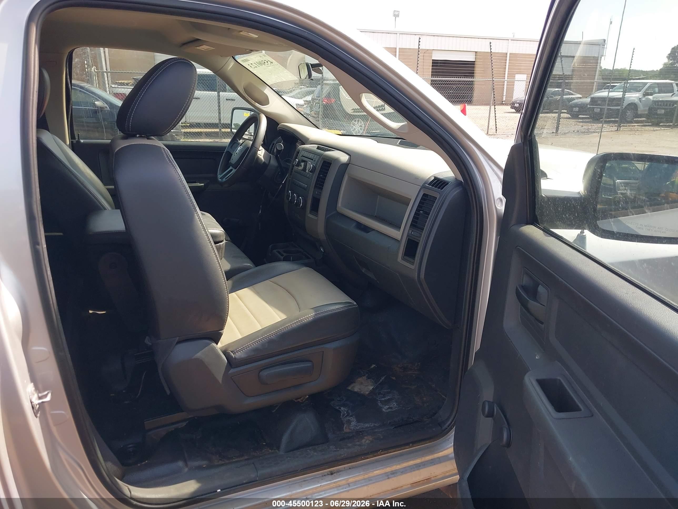 2011 Ram Ram 1500 St Silver vin: 3D7JB1EK2BG612820