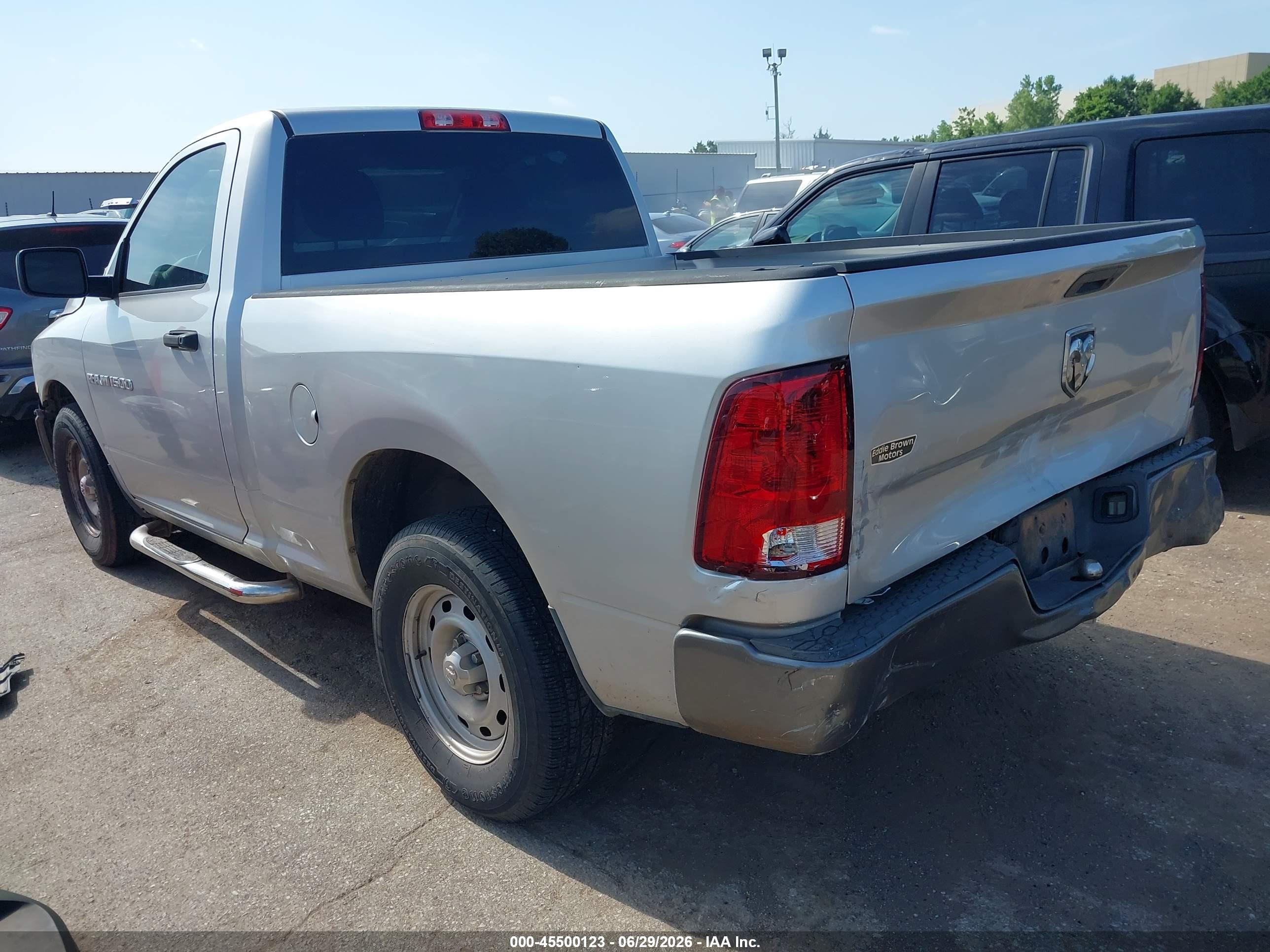 2011 Ram Ram 1500 St Silver vin: 3D7JB1EK2BG612820