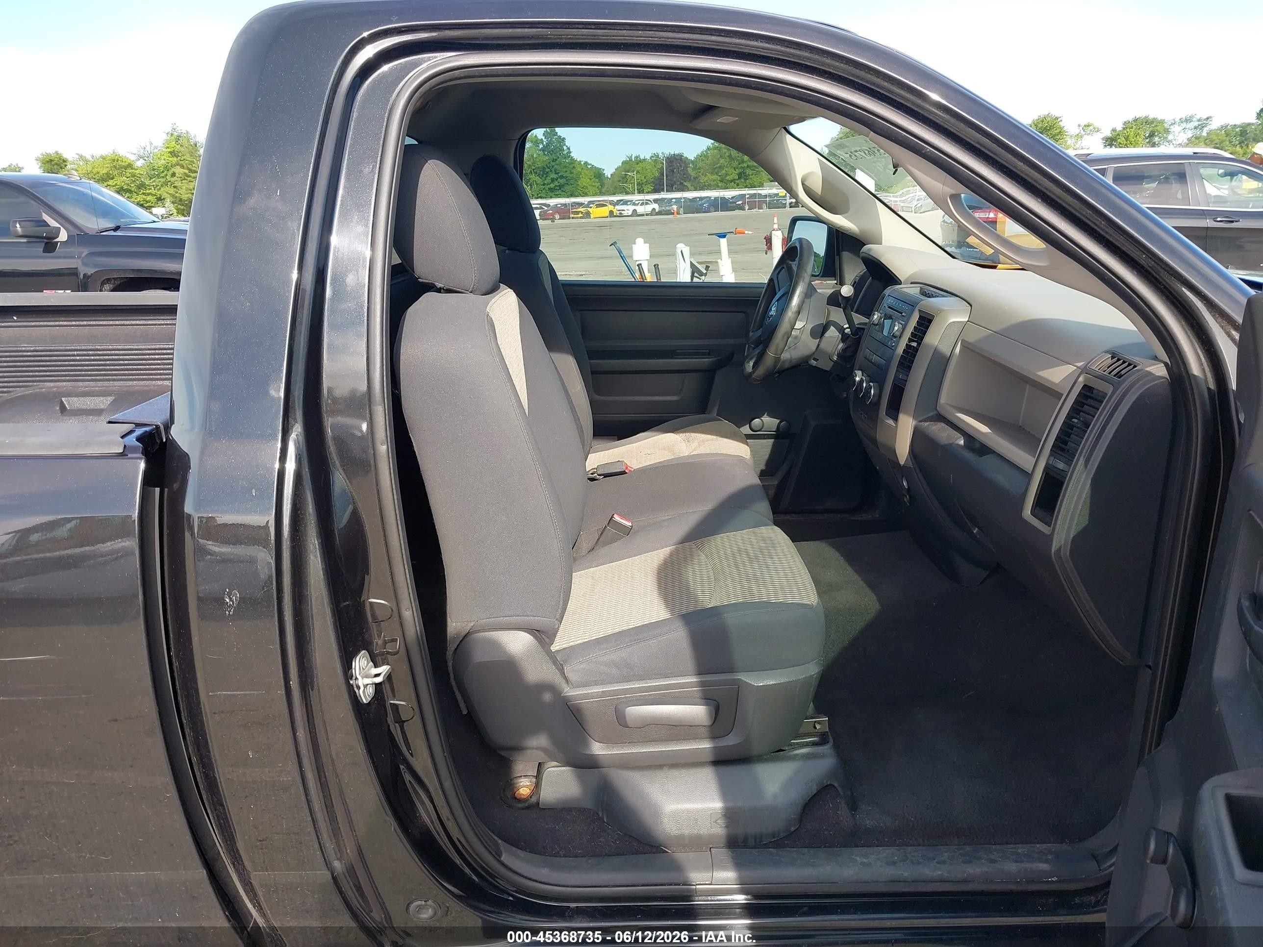2010 Dodge Ram 1500 St Black vin: 3D7JB1EK9AG103385