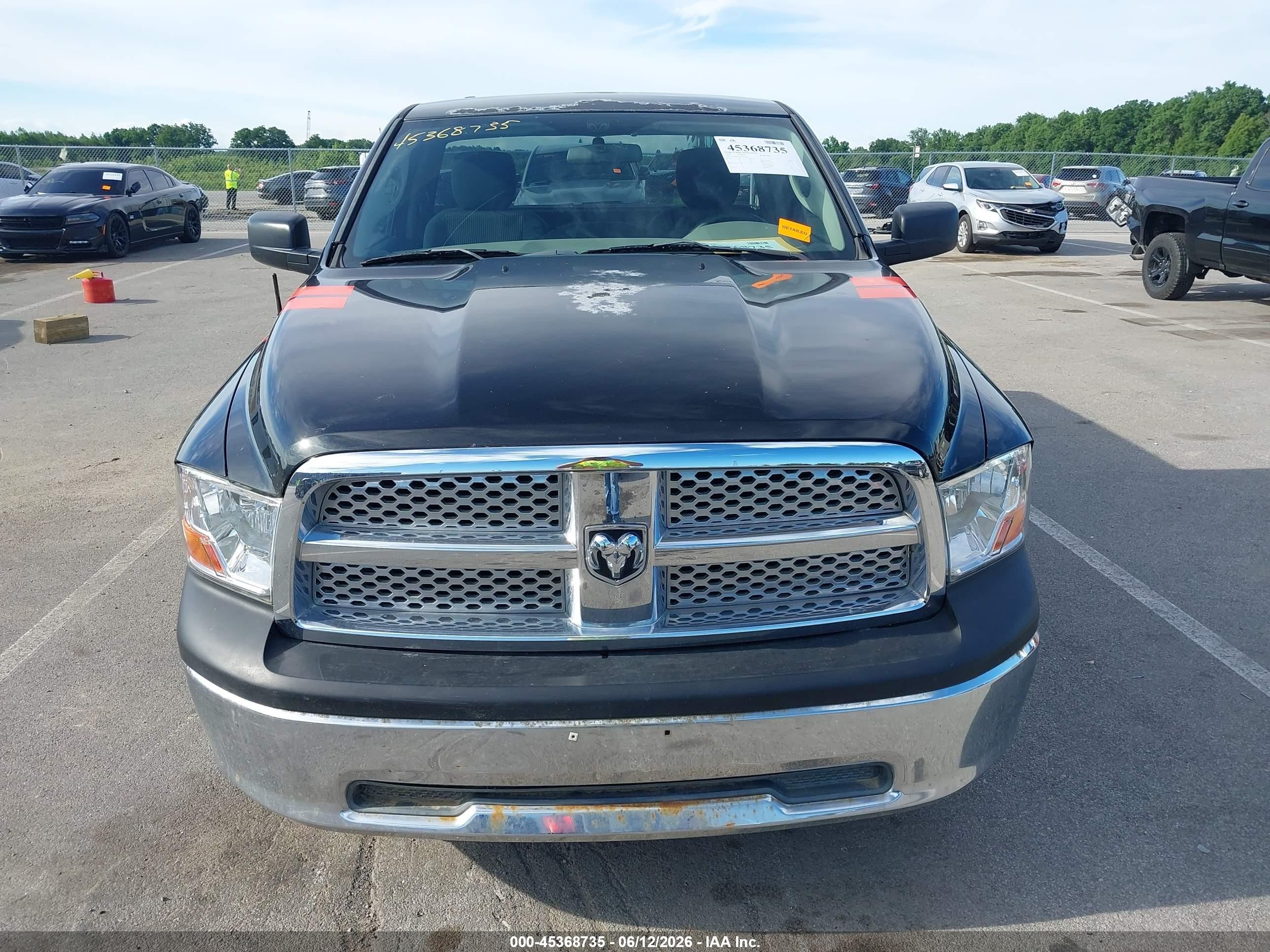 2010 Dodge Ram 1500 St Black vin: 3D7JB1EK9AG103385