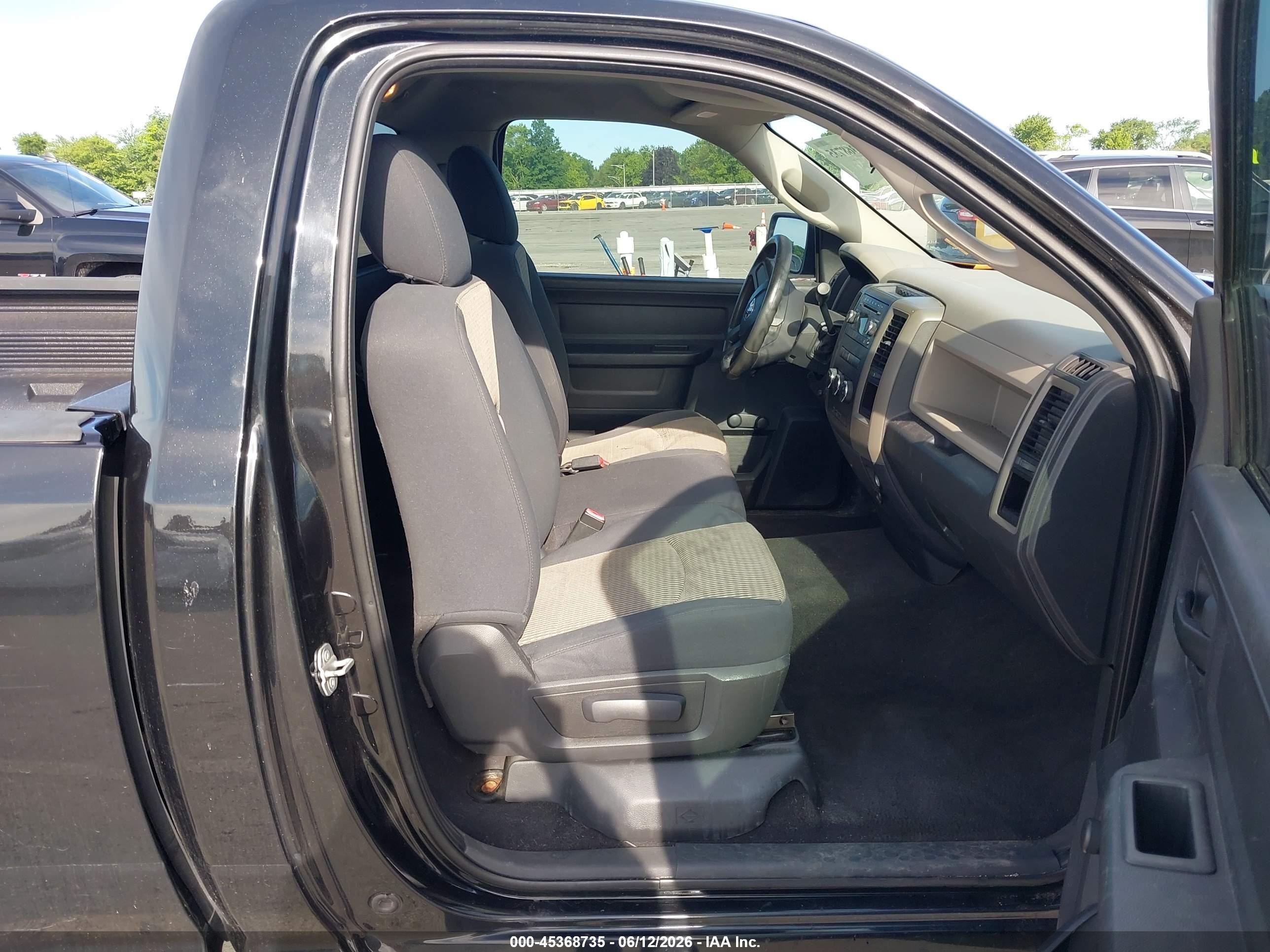 2010 Dodge Ram 1500 St Black vin: 3D7JB1EK9AG103385