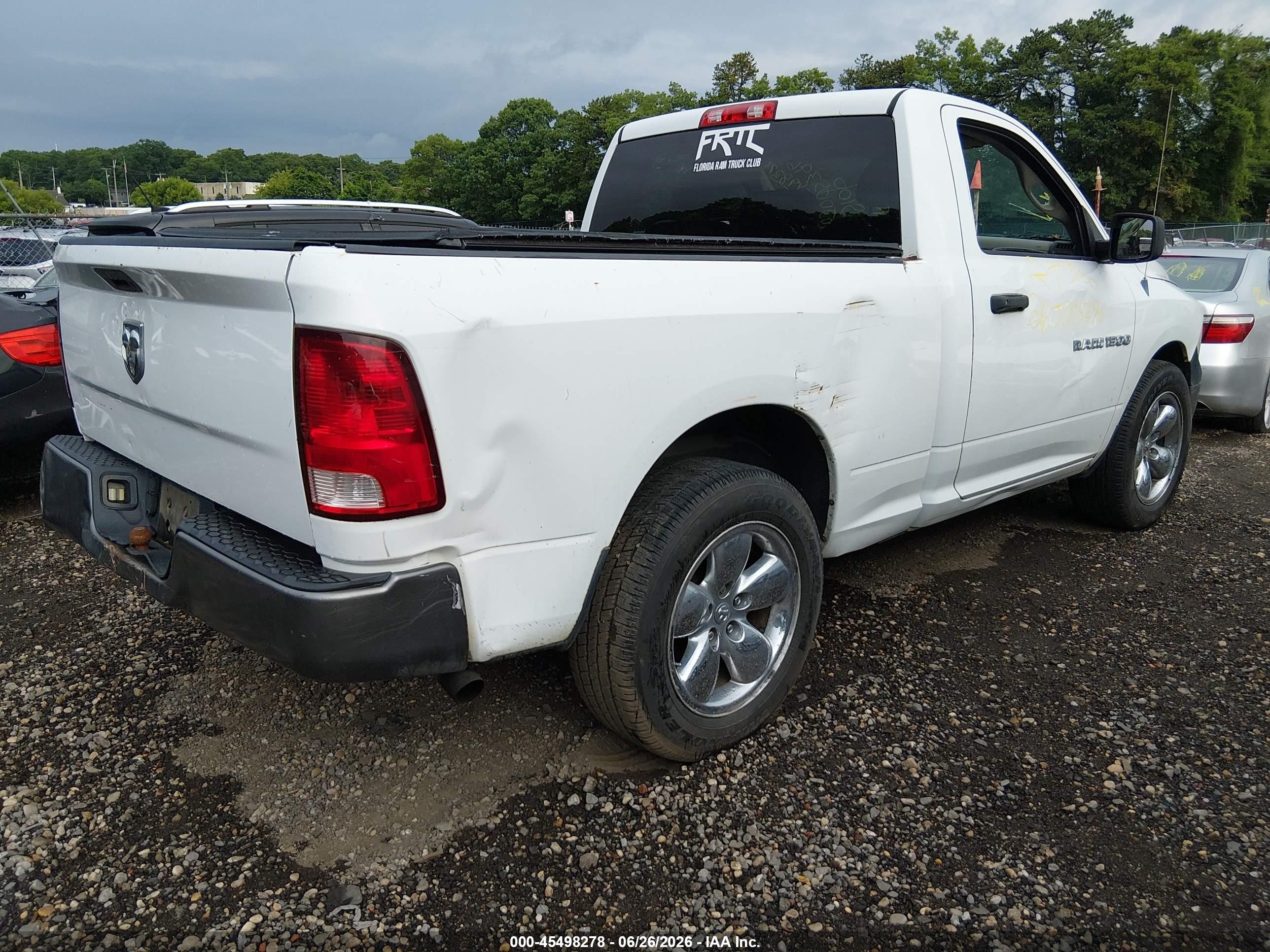 2011 Ram Ram 1500 St Белый vin: 3D7JB1EK9BG602575