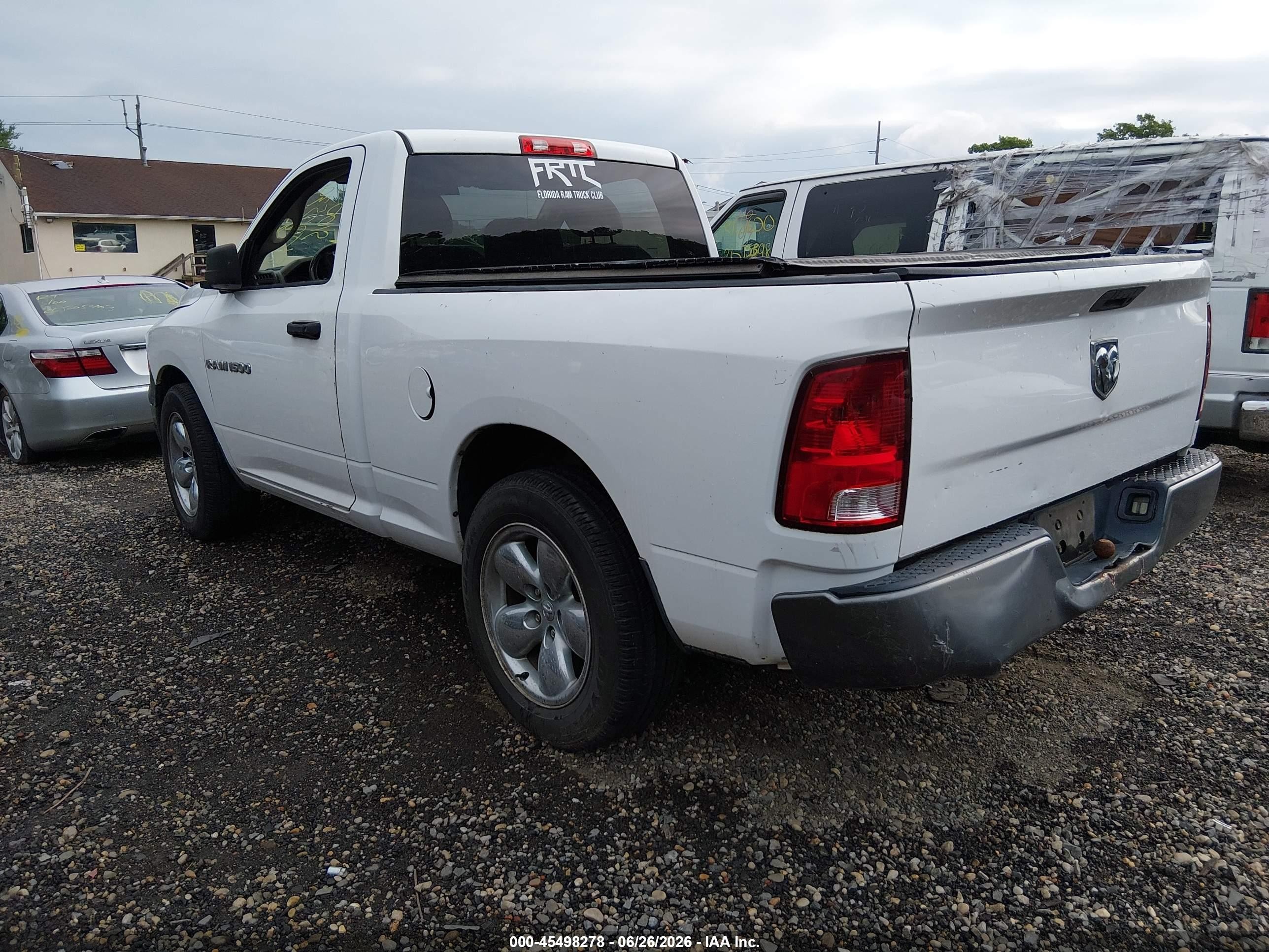 2011 Ram Ram 1500 St Белый vin: 3D7JB1EK9BG602575