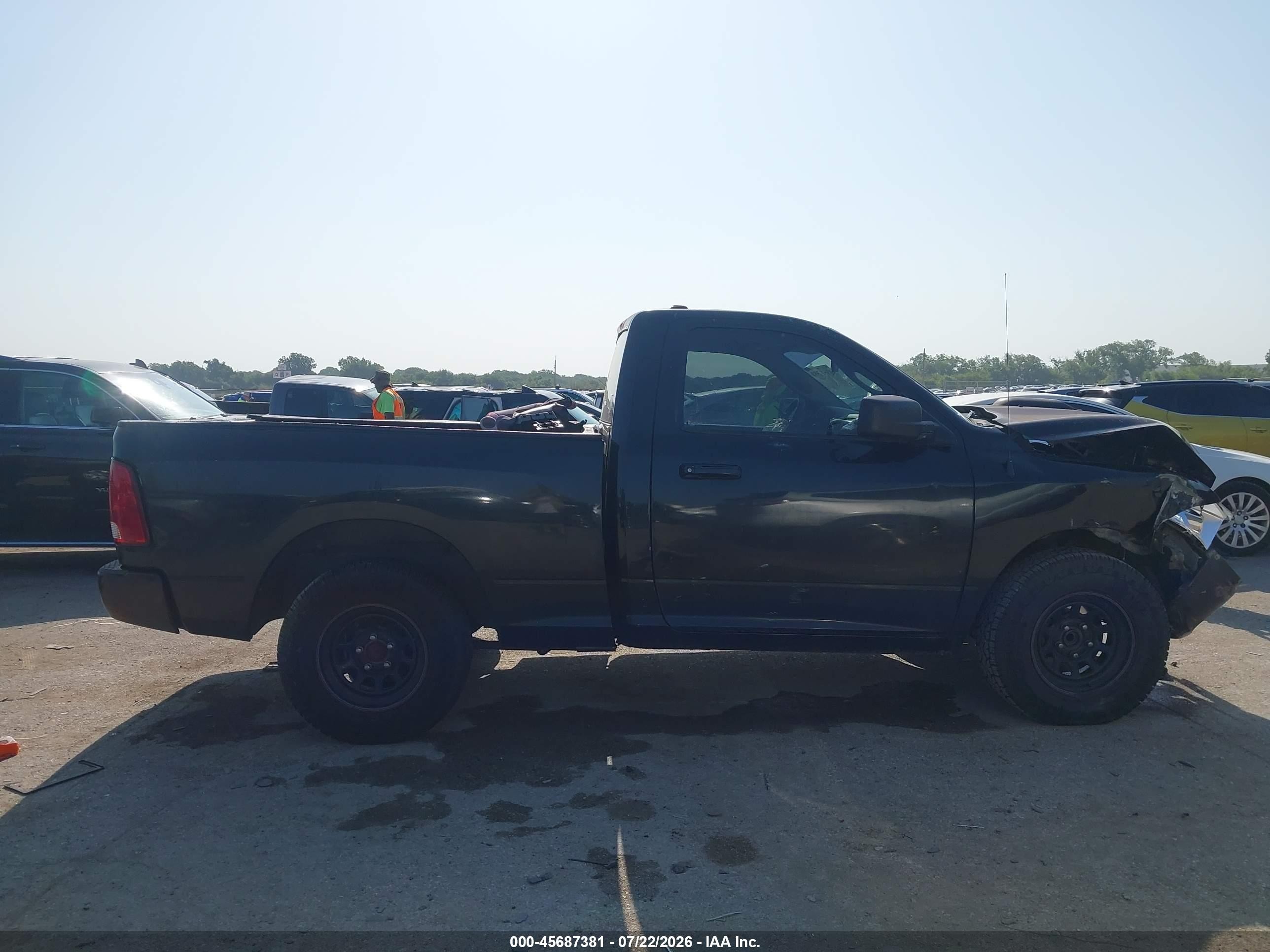 2010 Dodge Ram 1500 St Black vin: 3D7JB1EKXAG118879