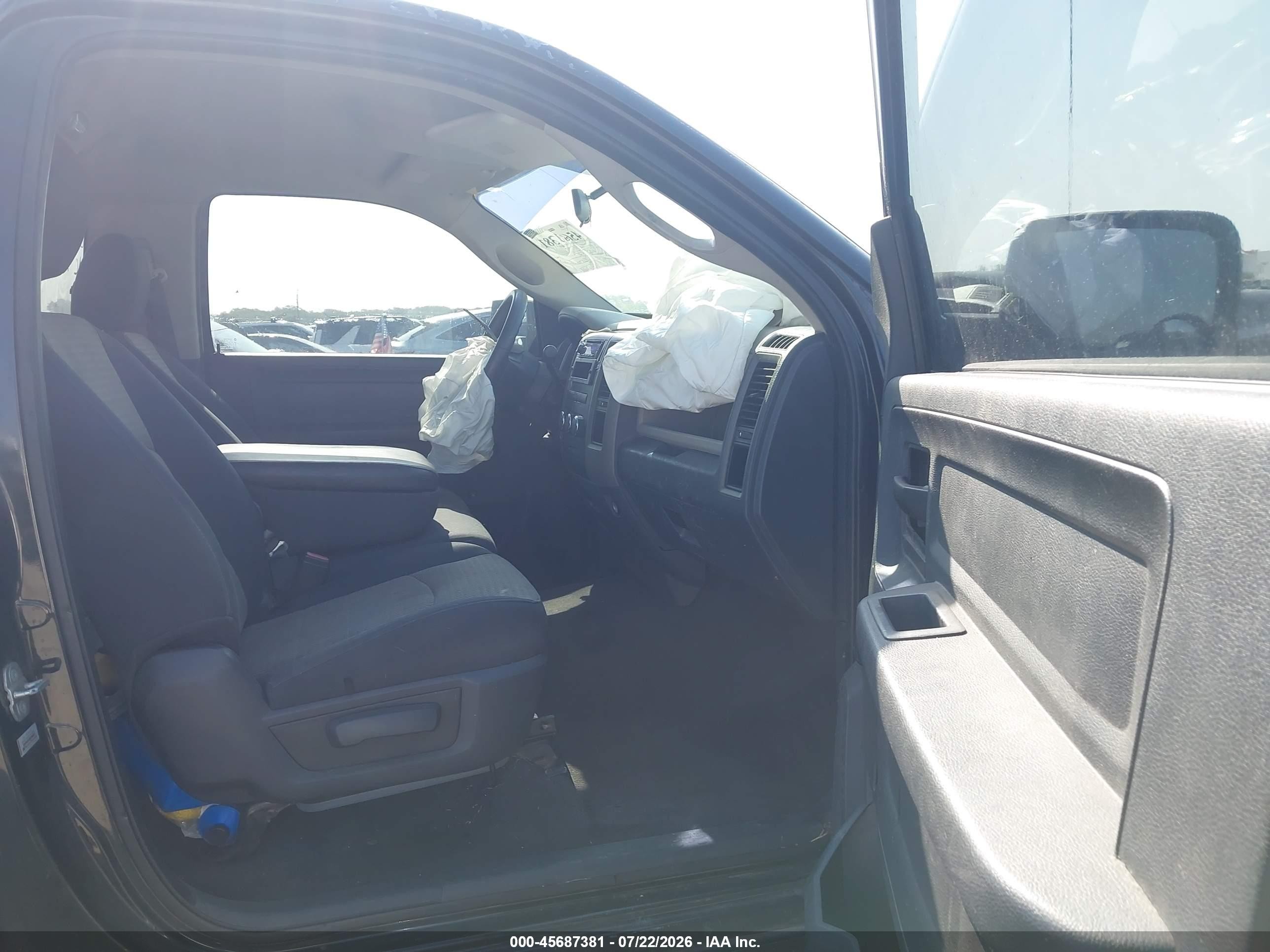 2010 Dodge Ram 1500 St Black vin: 3D7JB1EKXAG118879
