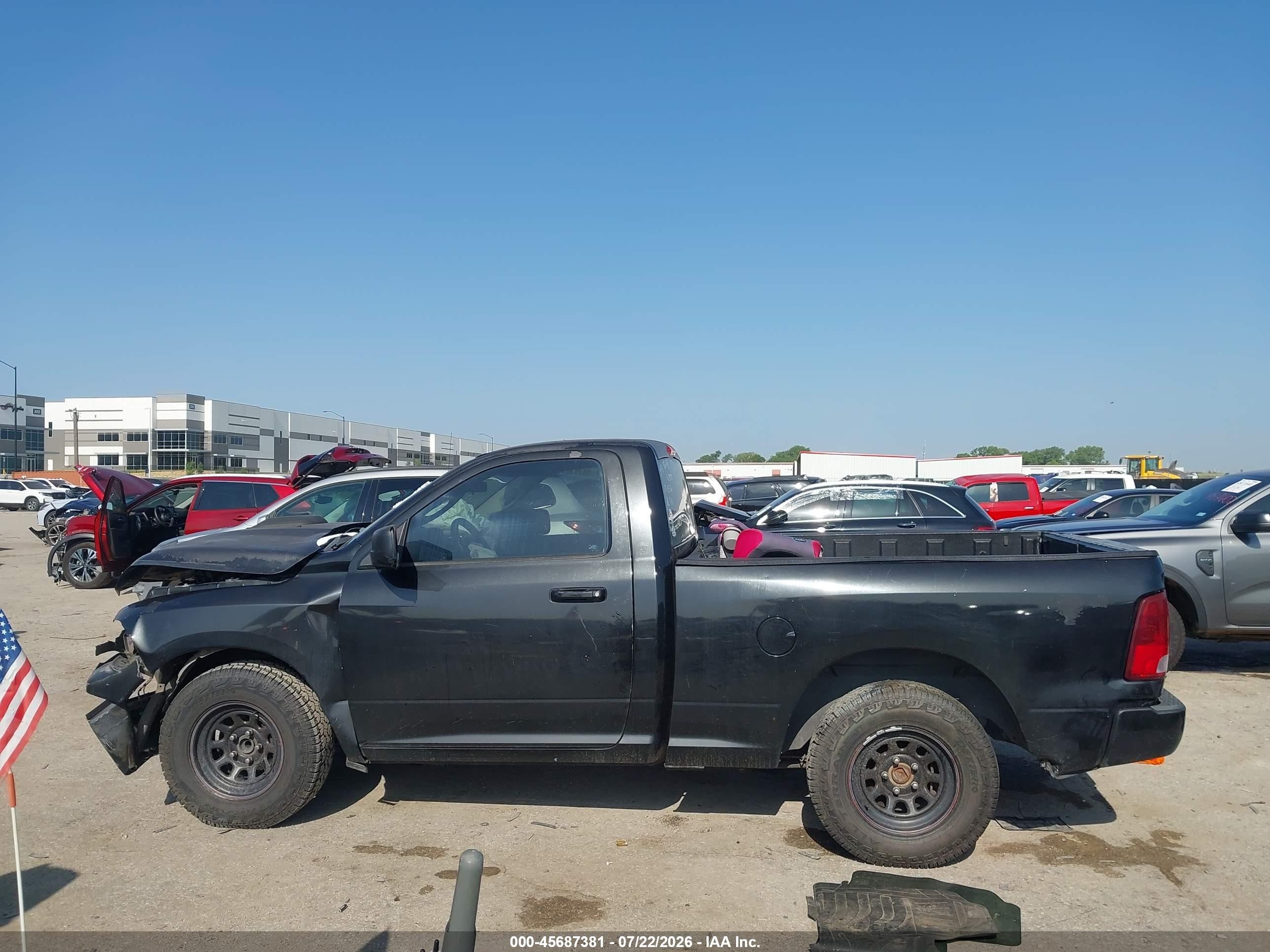 2010 Dodge Ram 1500 St Black vin: 3D7JB1EKXAG118879