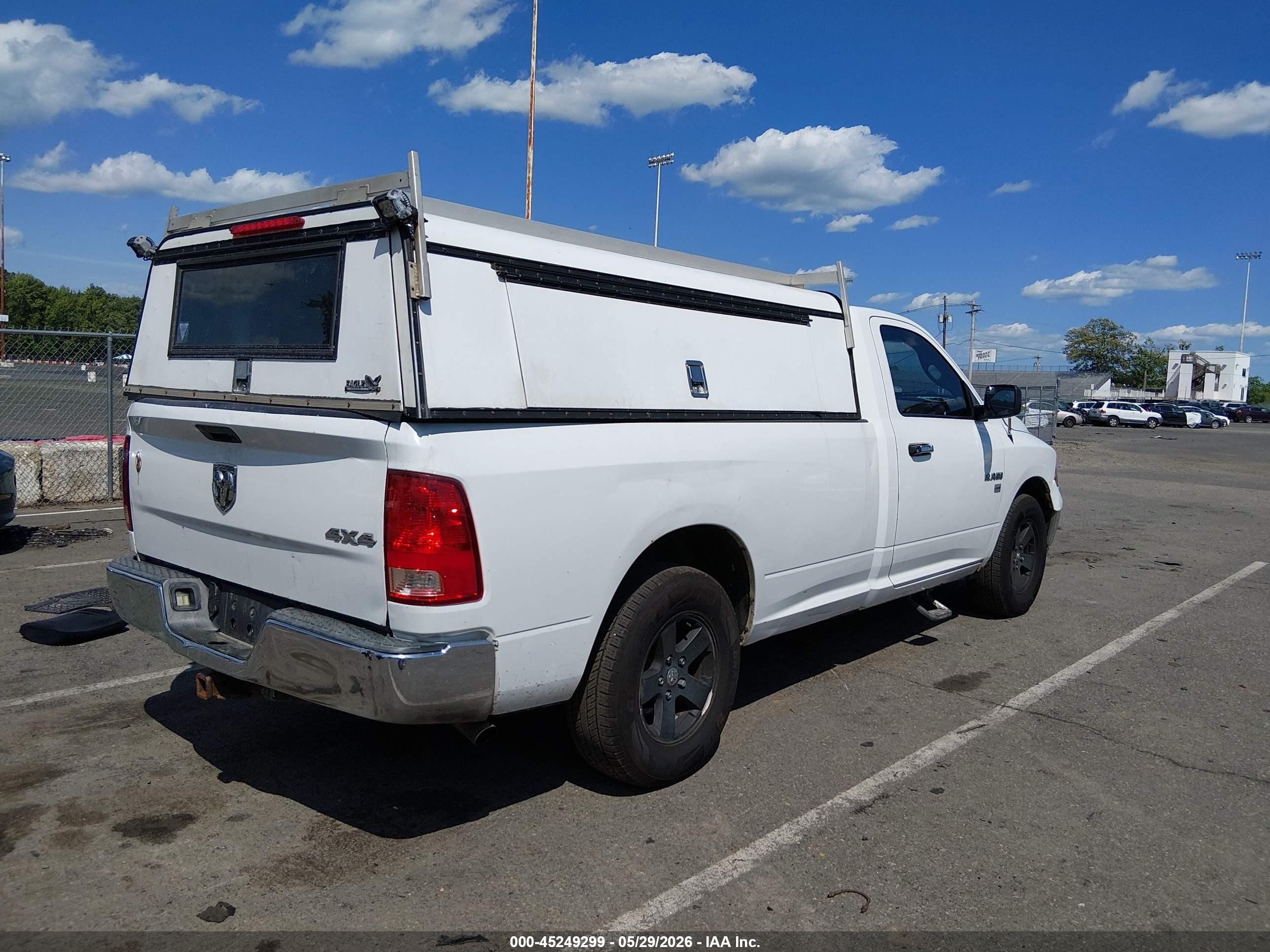 2010 Dodge Ram 1500 Slt/trx White vin: 3D7JB1EP0AG133063