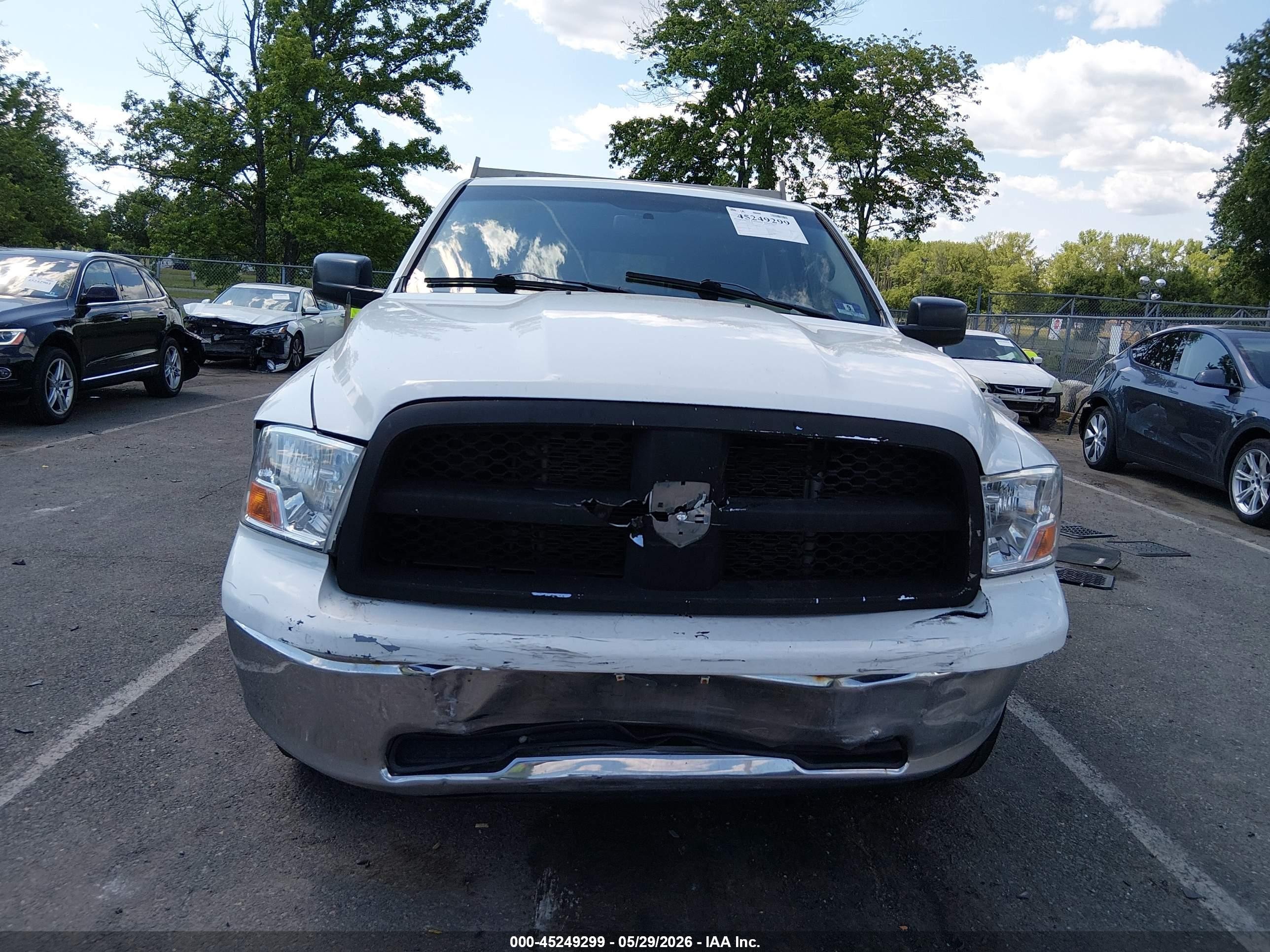 2010 Dodge Ram 1500 Slt/trx White vin: 3D7JB1EP0AG133063