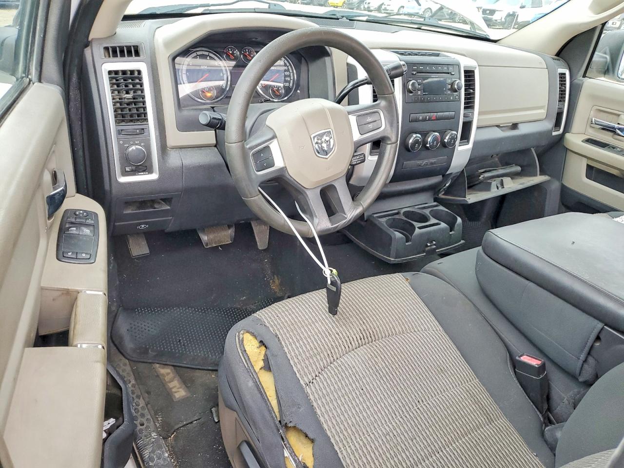 2011 Dodge Ram 1500 White vin: 3D7JB1EP5BG569179