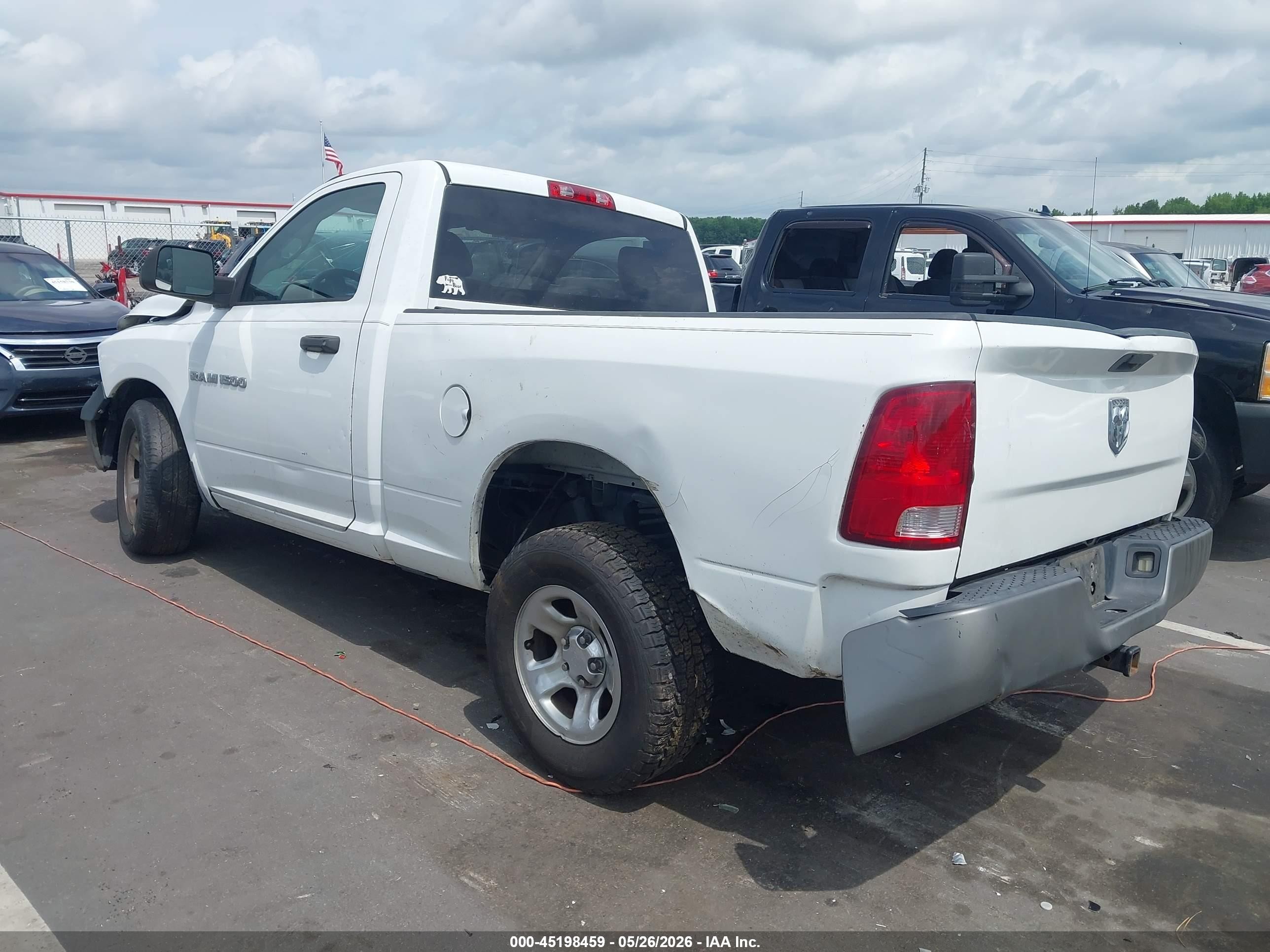 2011 Ram Ram 1500 St White vin: 3D7JB1EP6BG591711