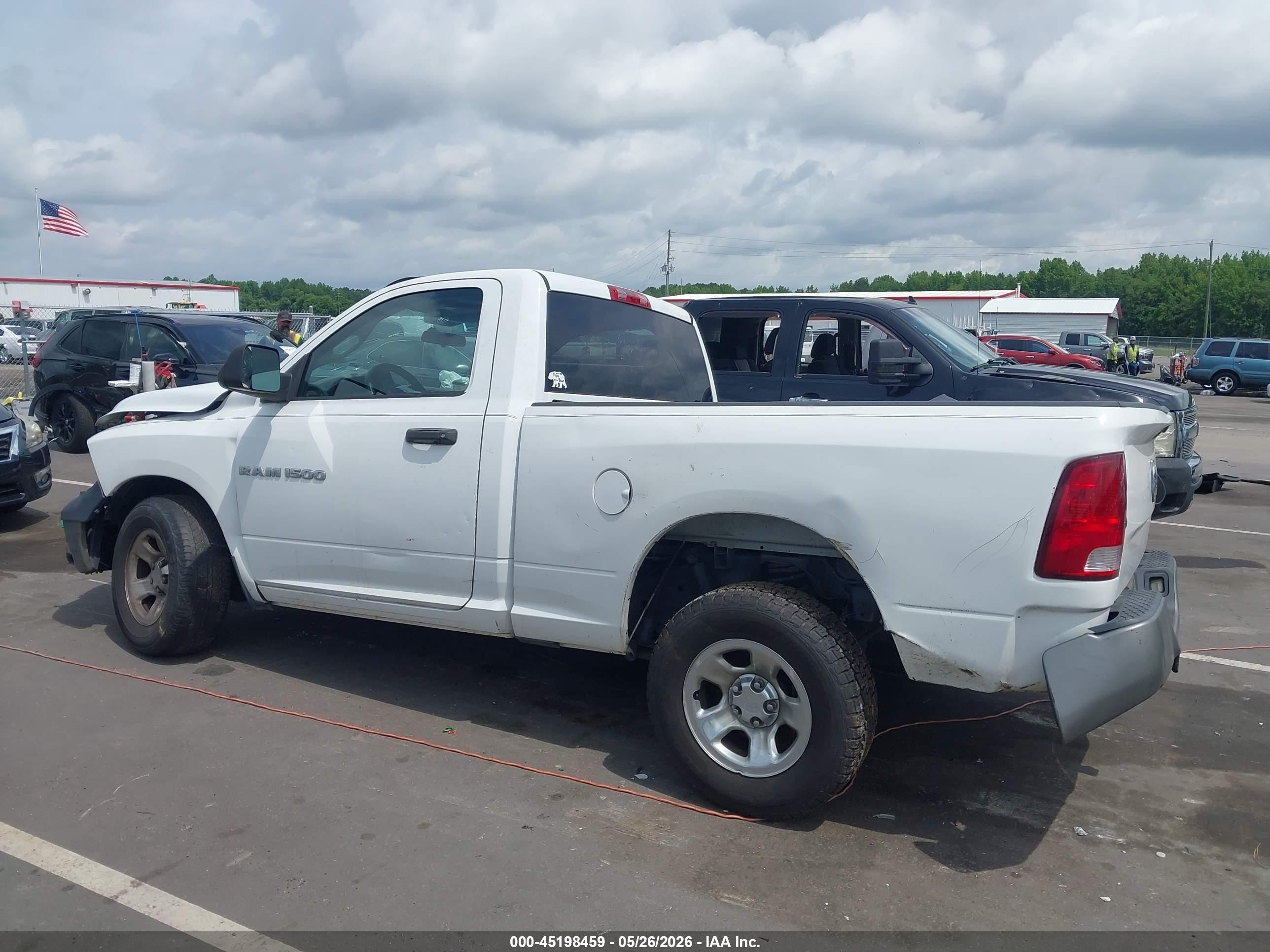 2011 Ram Ram 1500 St White vin: 3D7JB1EP6BG591711