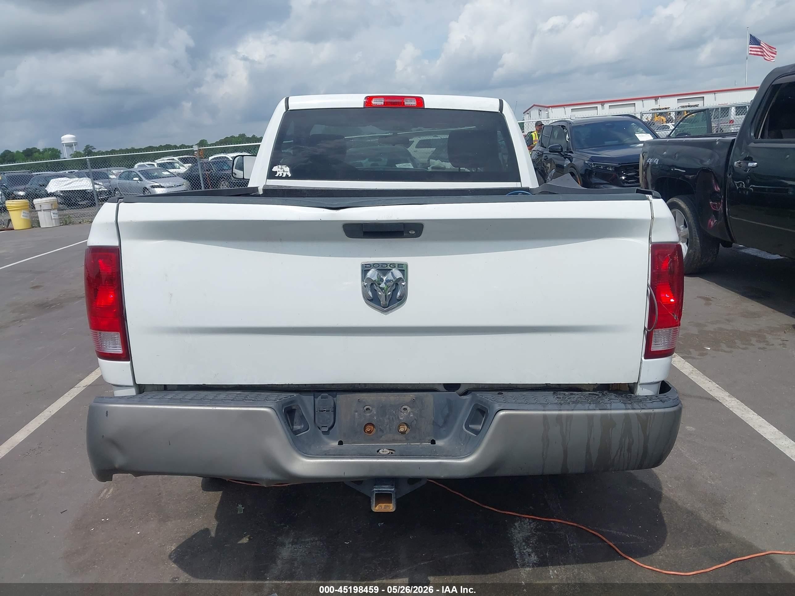 2011 Ram Ram 1500 St White vin: 3D7JB1EP6BG591711