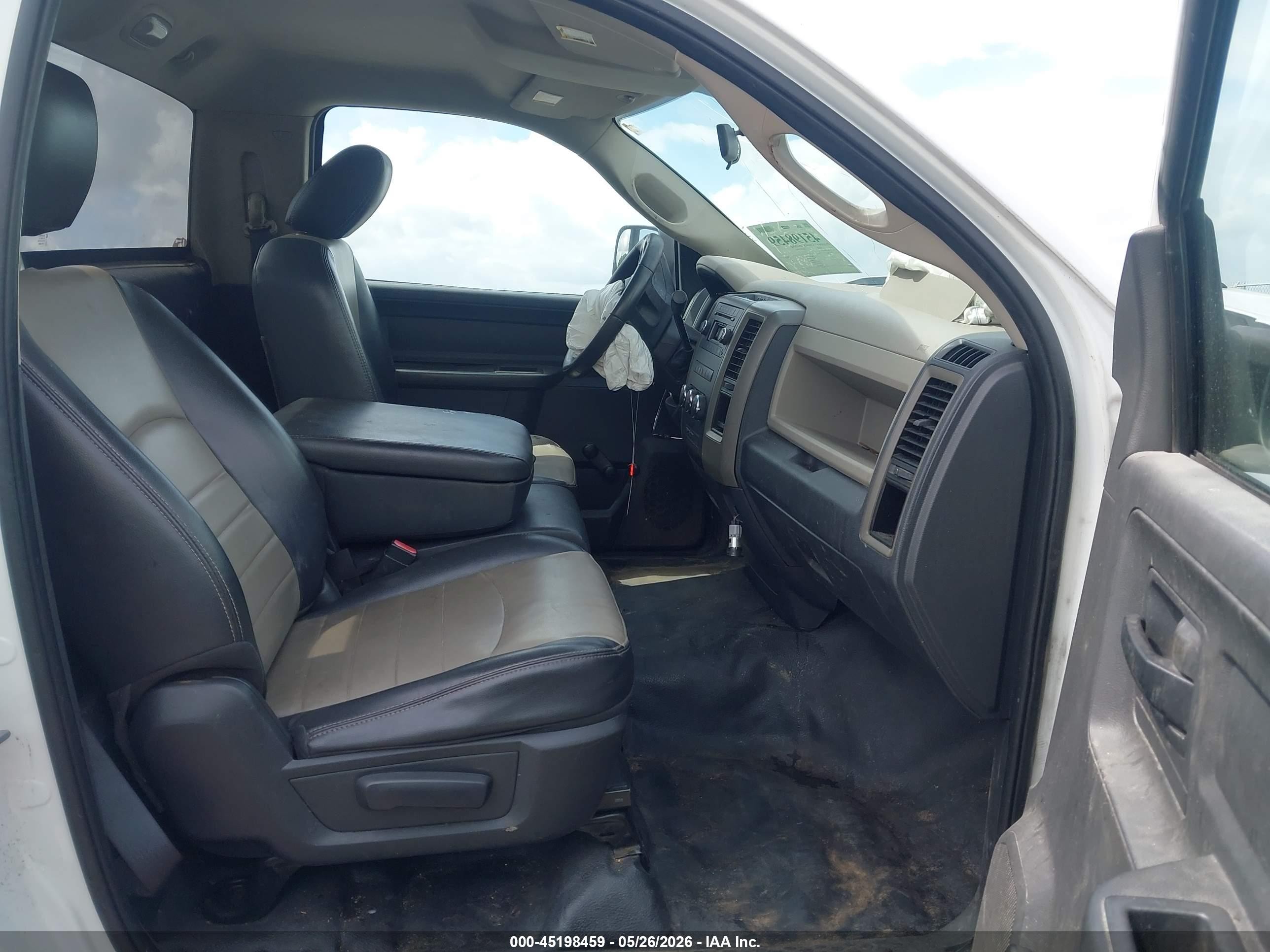 2011 Ram Ram 1500 St White vin: 3D7JB1EP6BG591711