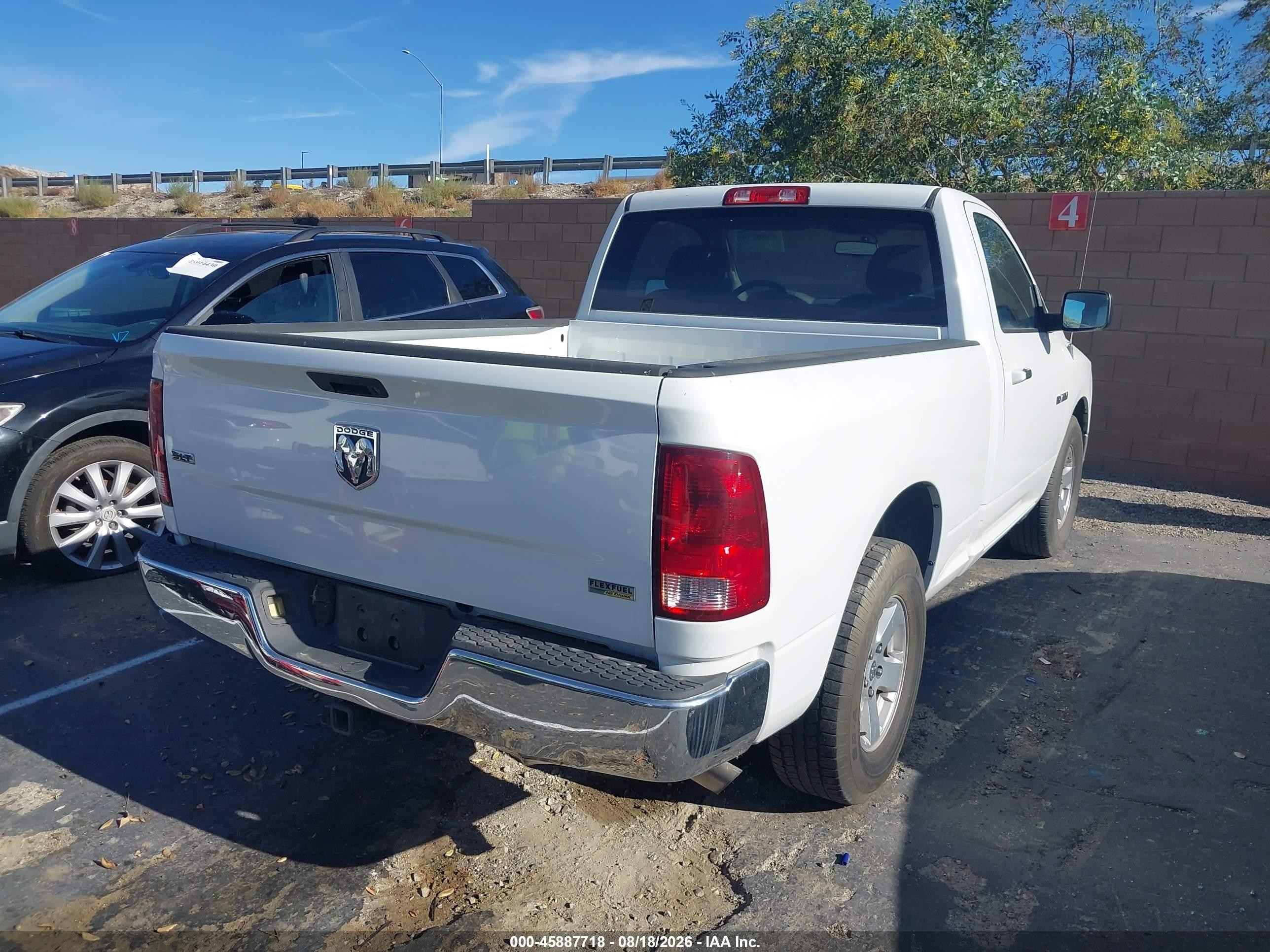 2010 Dodge Ram 1500 Slt/sport/trx White vin: 3D7JB1EP8AG113983