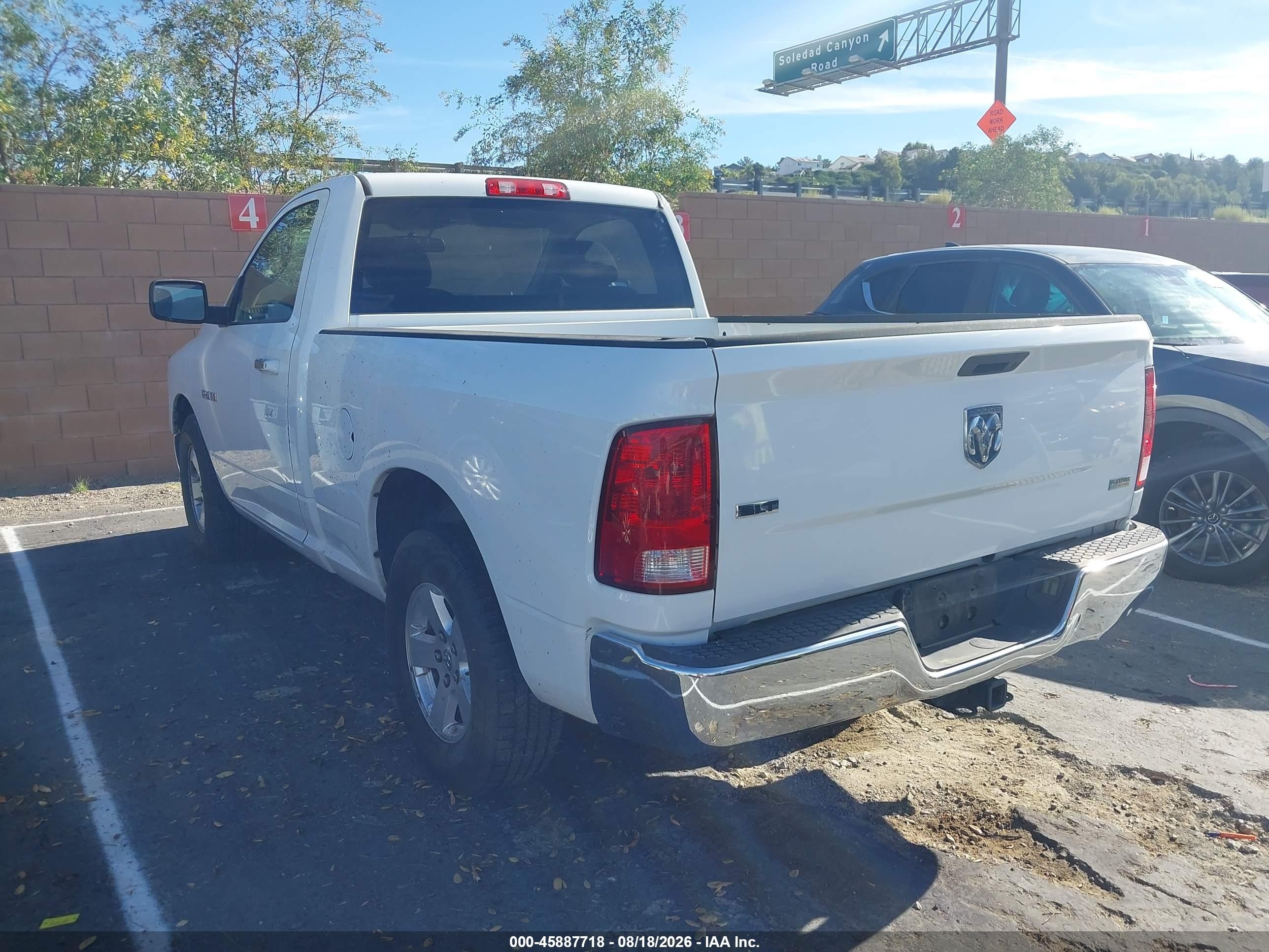 2010 Dodge Ram 1500 Slt/sport/trx White vin: 3D7JB1EP8AG113983