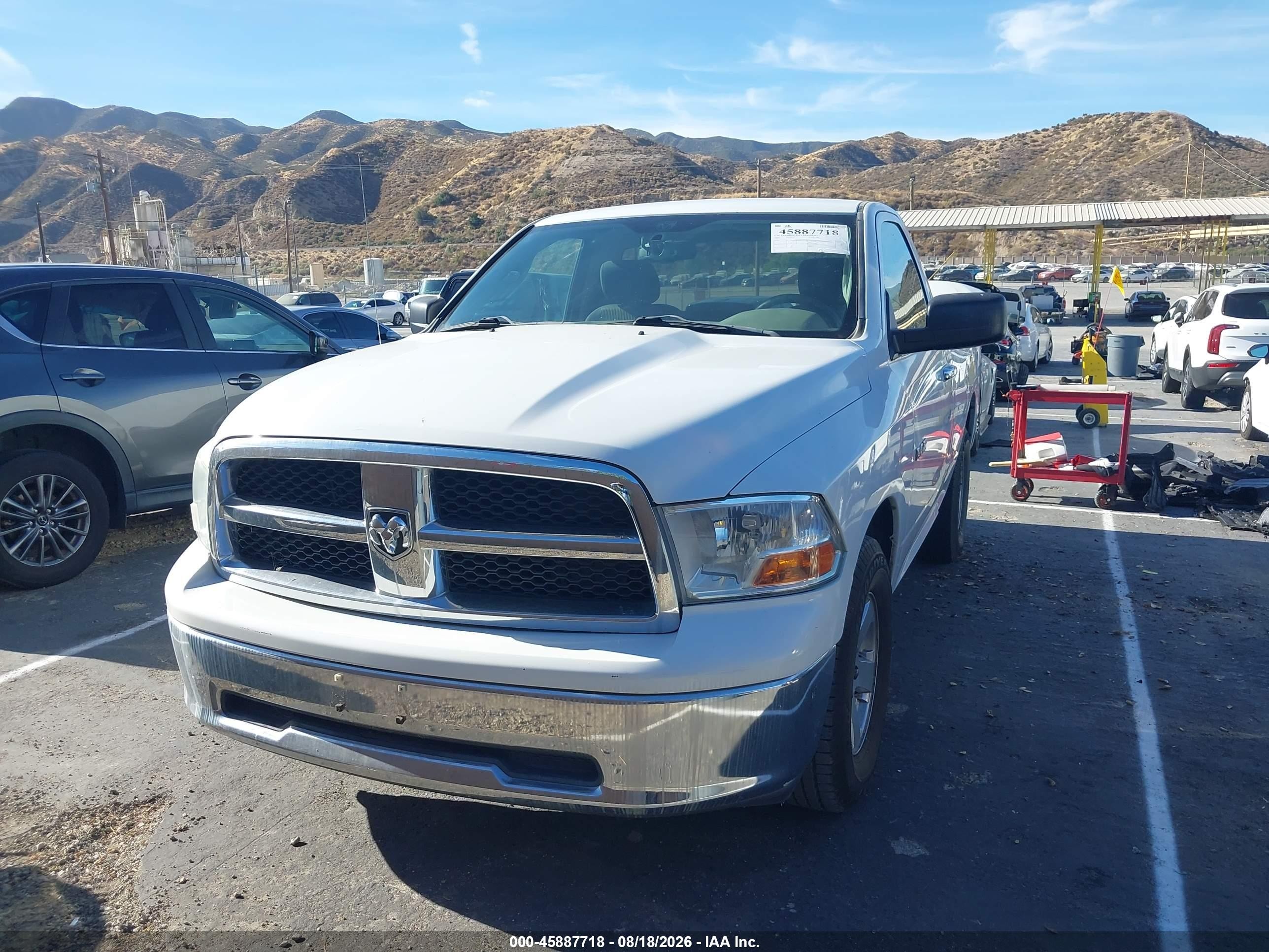 2010 Dodge Ram 1500 Slt/sport/trx White vin: 3D7JB1EP8AG113983