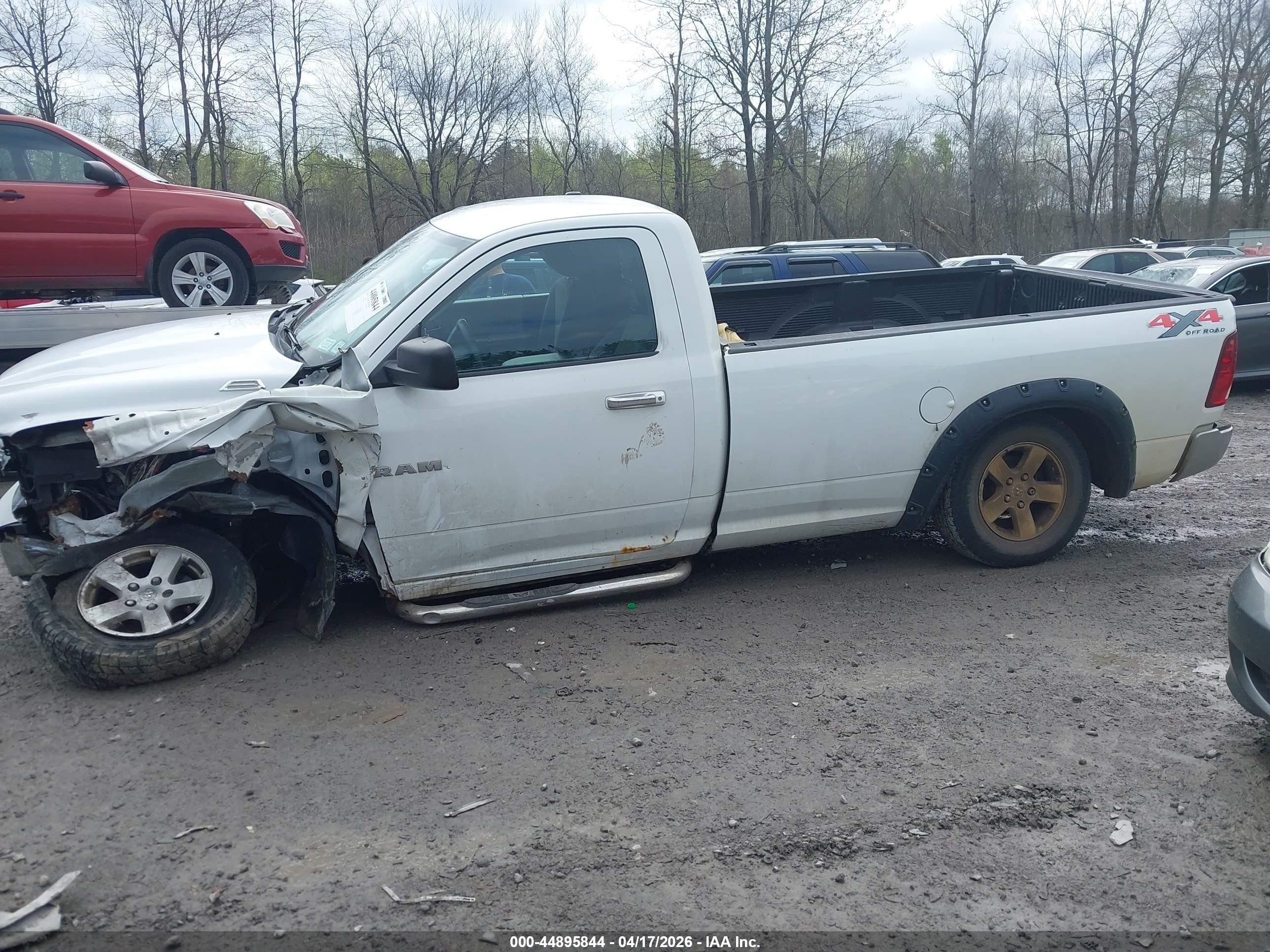 2010 Dodge Ram 1500 Slt/trx White vin: 3D7JV1EP3AG160331