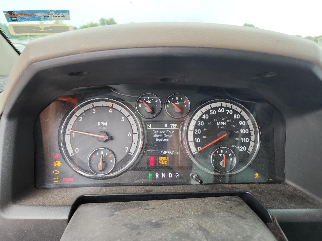 2011 Dodge Ram 1500 Red vin: 3D7JV1EP4BG589575 Damage: Warning Light - Engine, On, Unacceptable