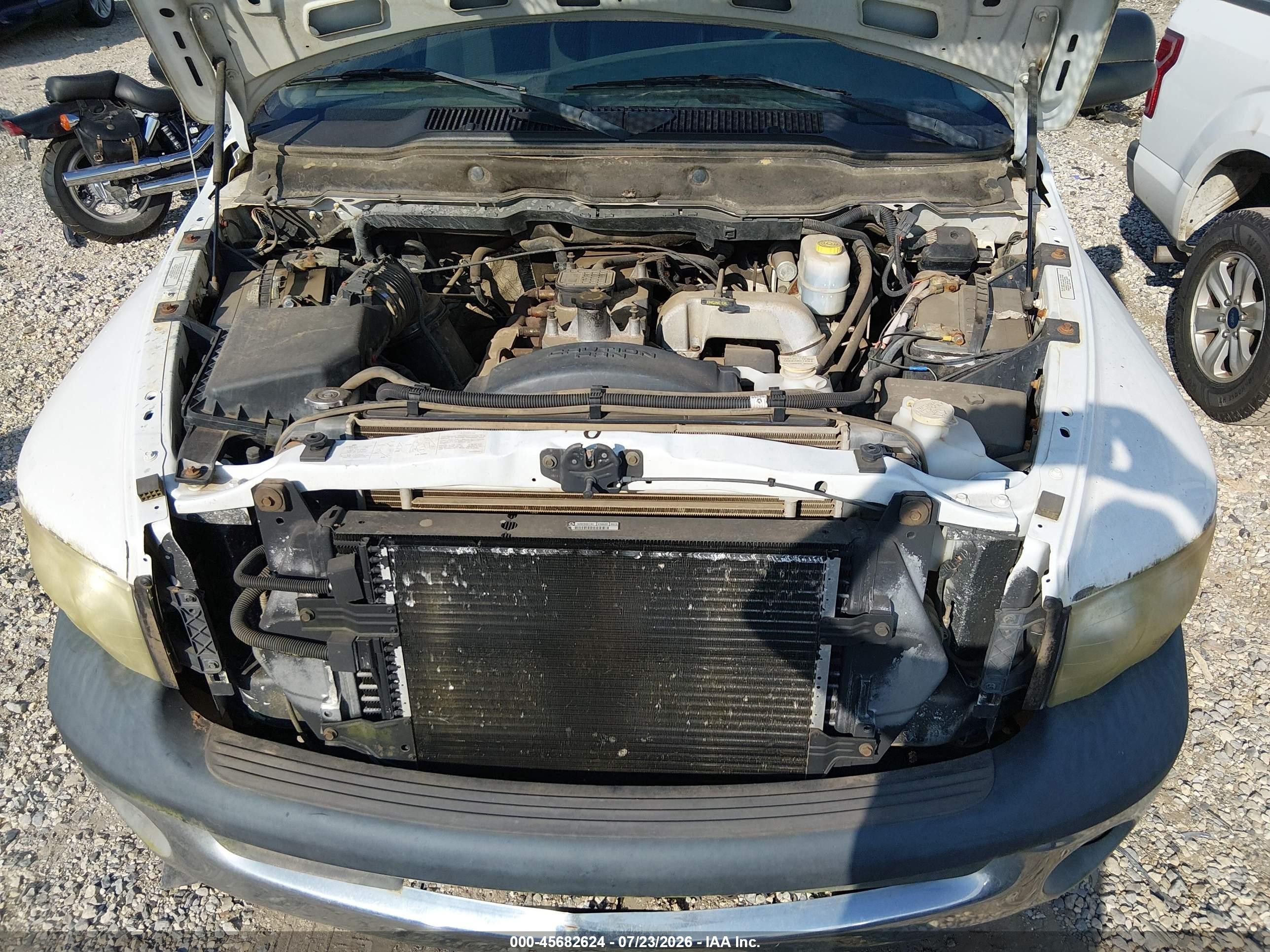 2003 Dodge Ram 2500 St White vin: 3D7KA26693G802923
