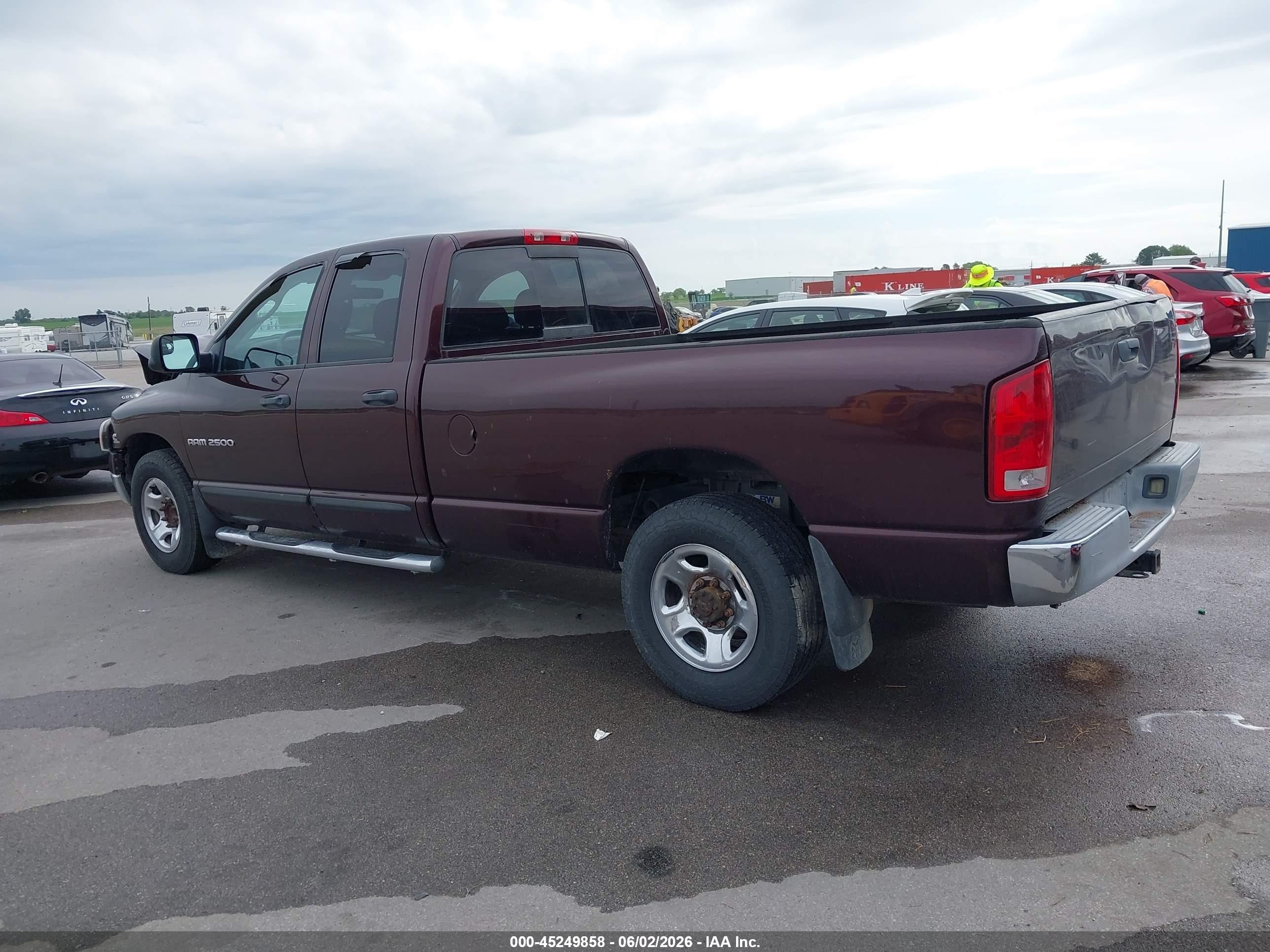 2004 Dodge Ram 2500 Slt/laramie Purple vin: 3D7KA28C34G221356