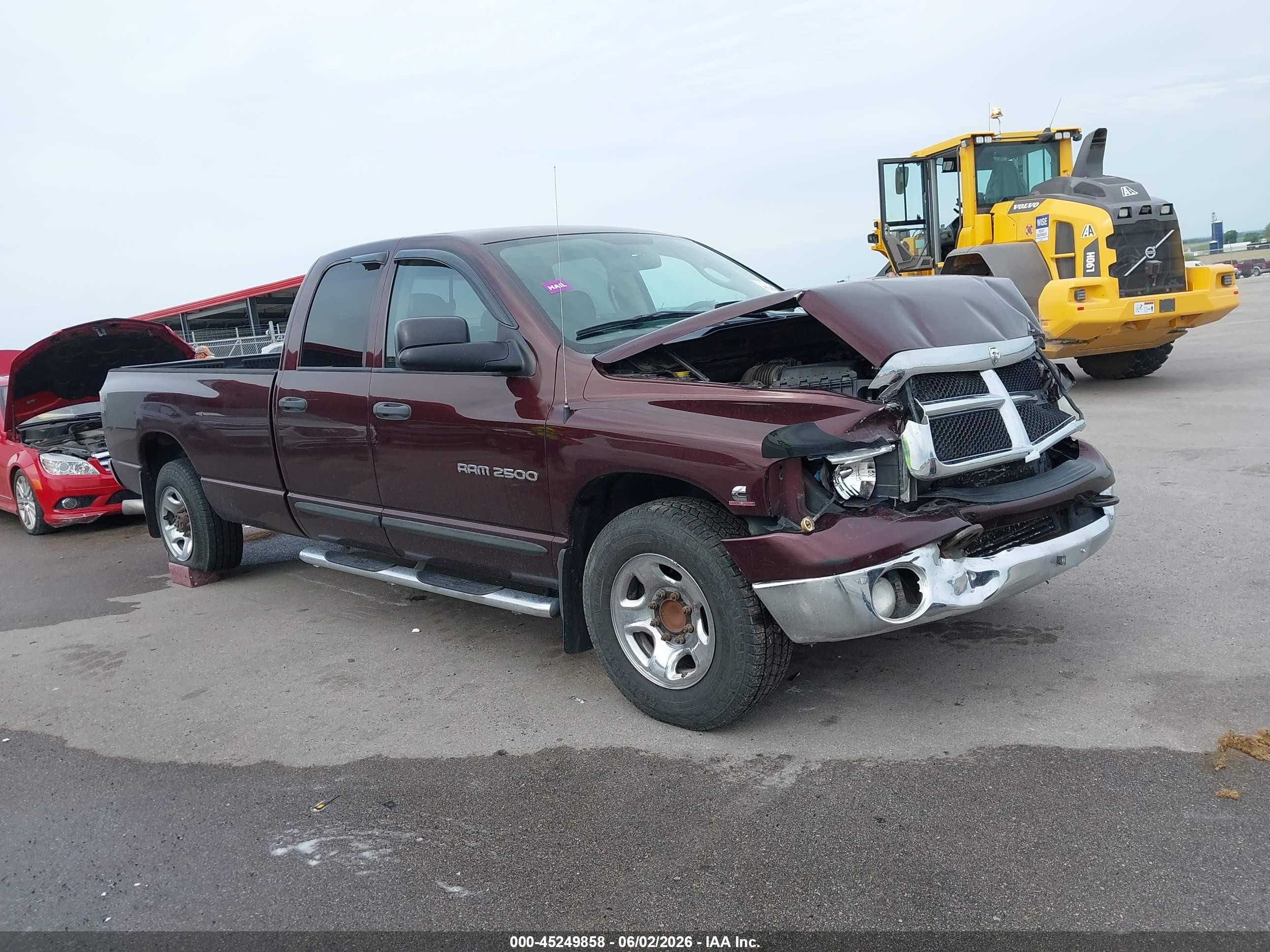 2004 Dodge Ram 2500 Slt/laramie Purple vin: 3D7KA28C34G221356