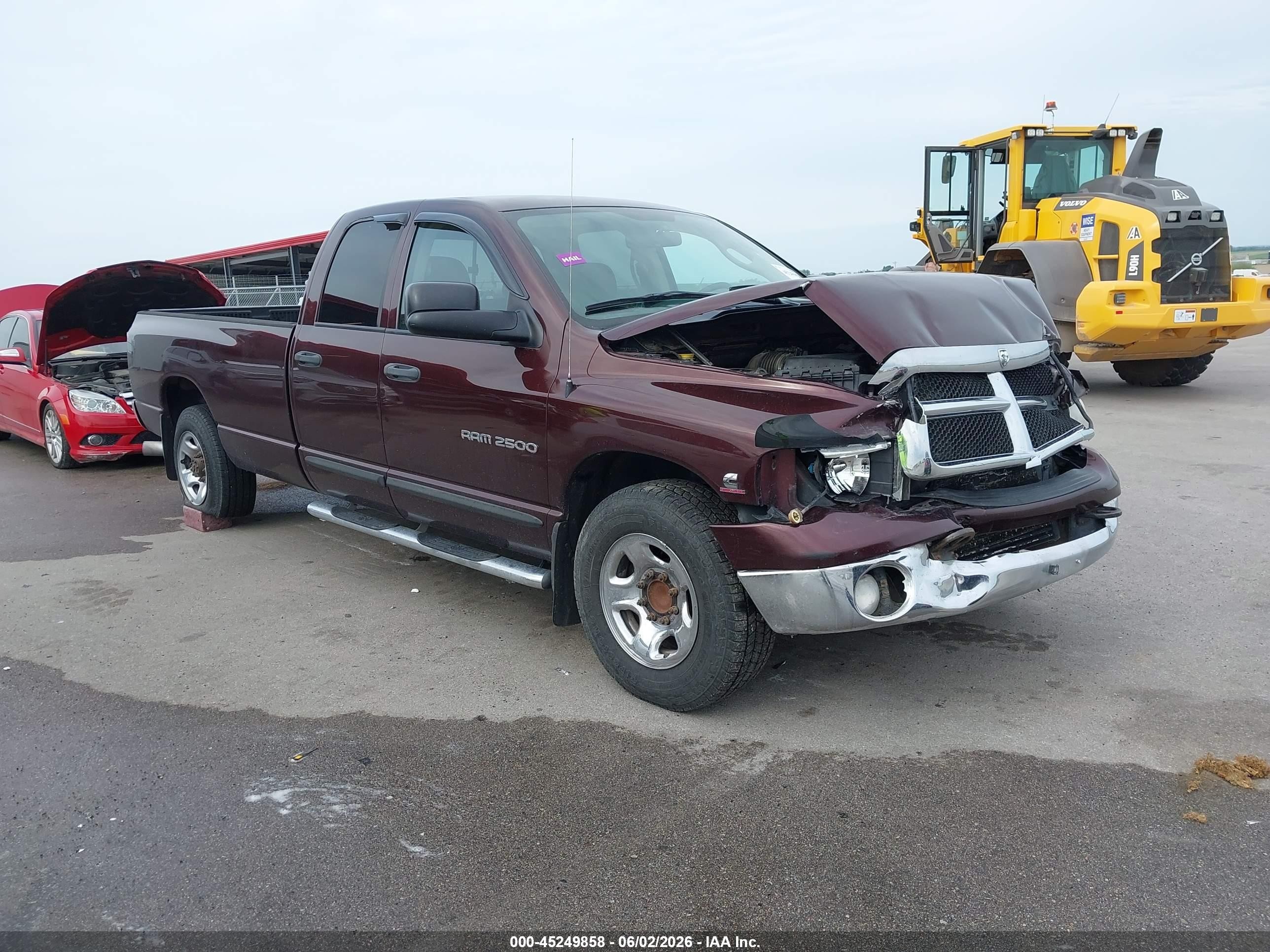 2004 Dodge Ram 2500 Slt/laramie Purple vin: 3D7KA28C34G221356
