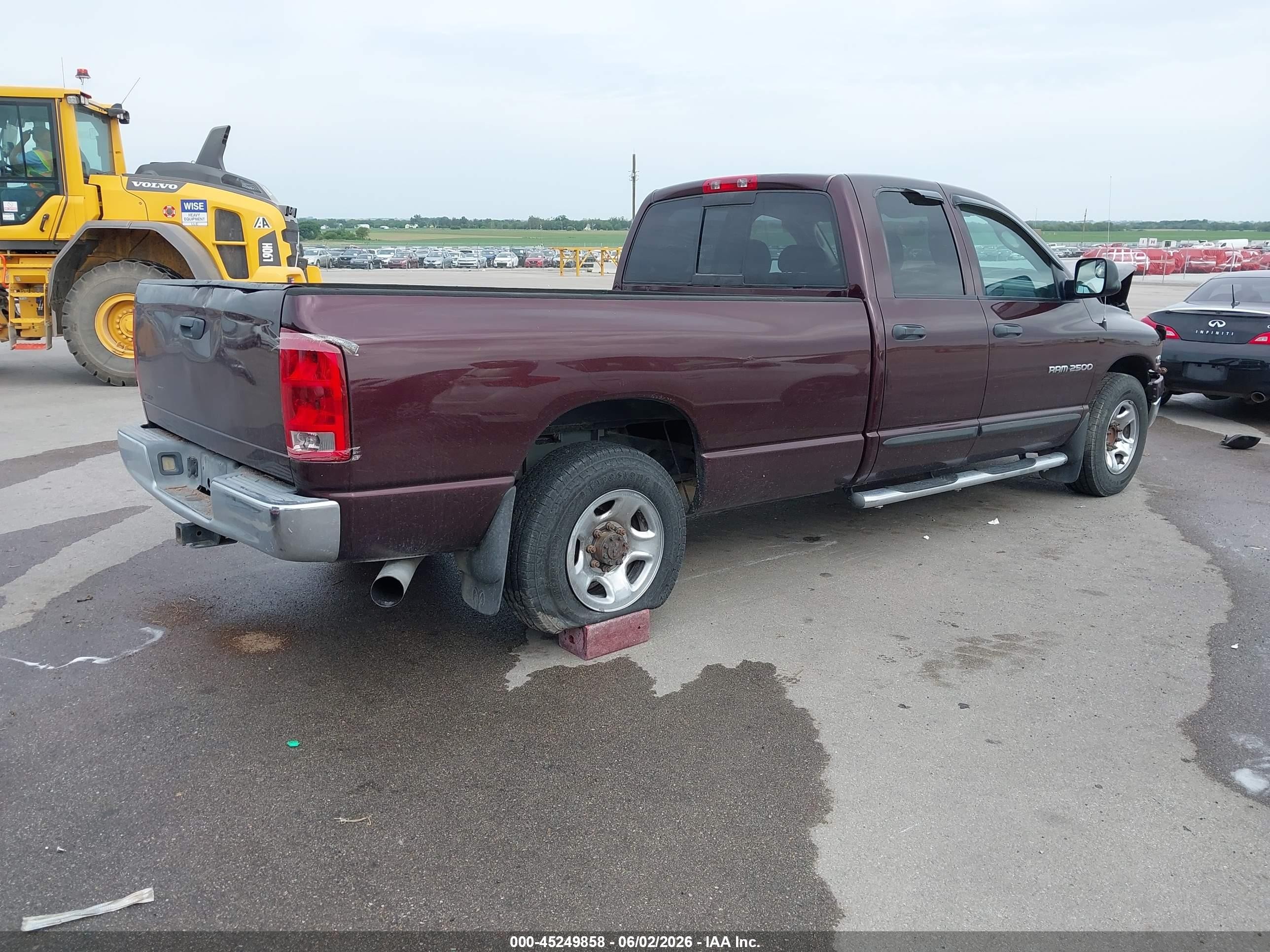 2004 Dodge Ram 2500 Slt/laramie Purple vin: 3D7KA28C34G221356