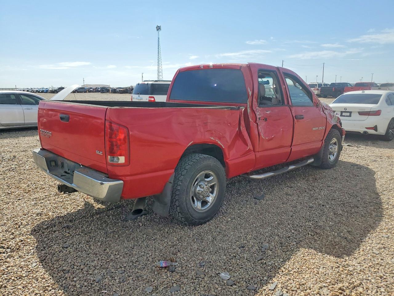 2003 Dodge Ram 2500 St Красный vin: 3D7KA28C53G849742