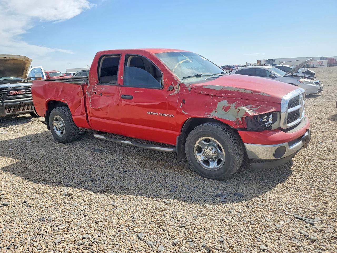 2003 Dodge Ram 2500 St Красный vin: 3D7KA28C53G849742