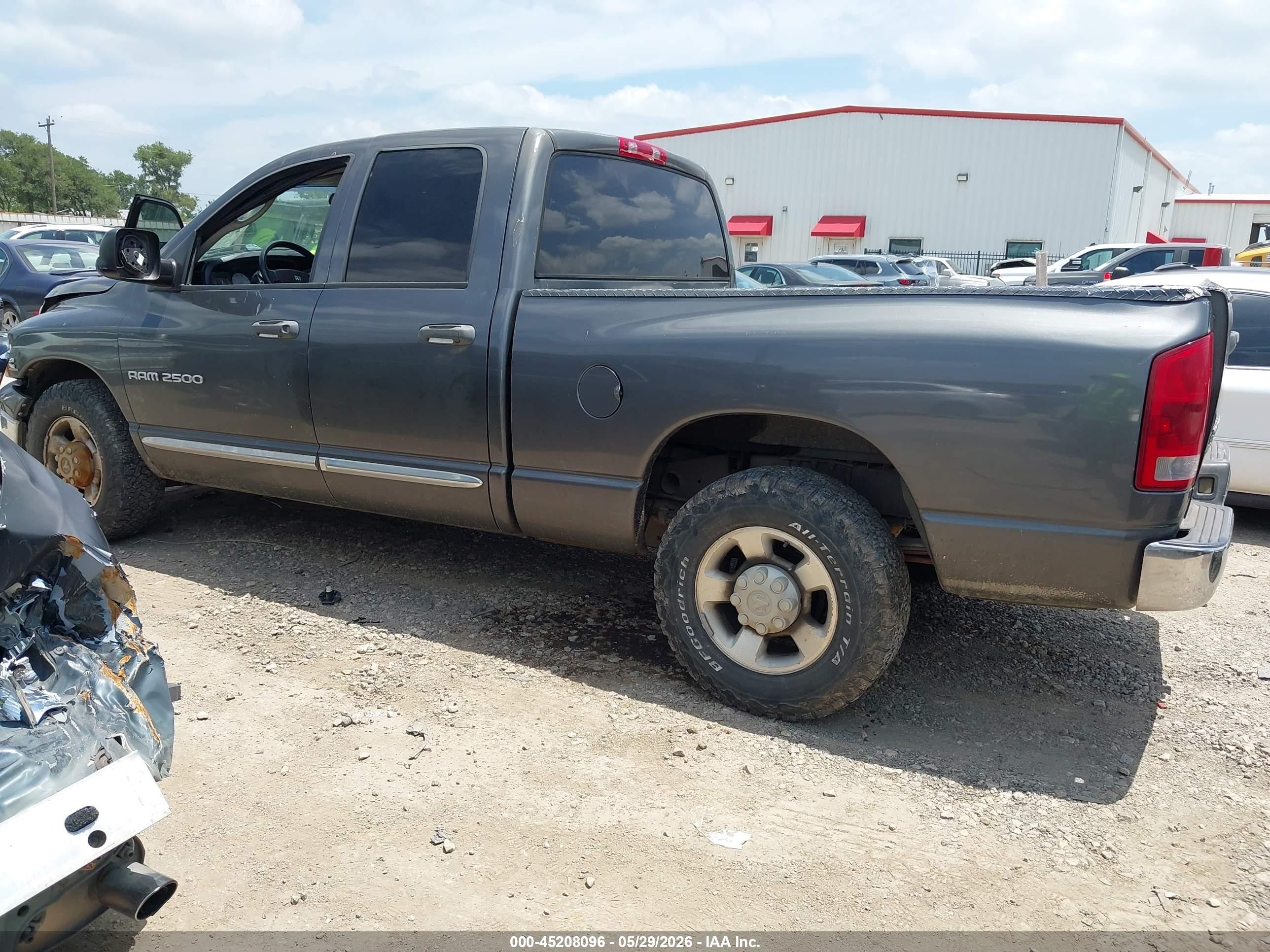 2004 Dodge Ram 2500 Slt/laramie Gray vin: 3D7KA28C54G108881