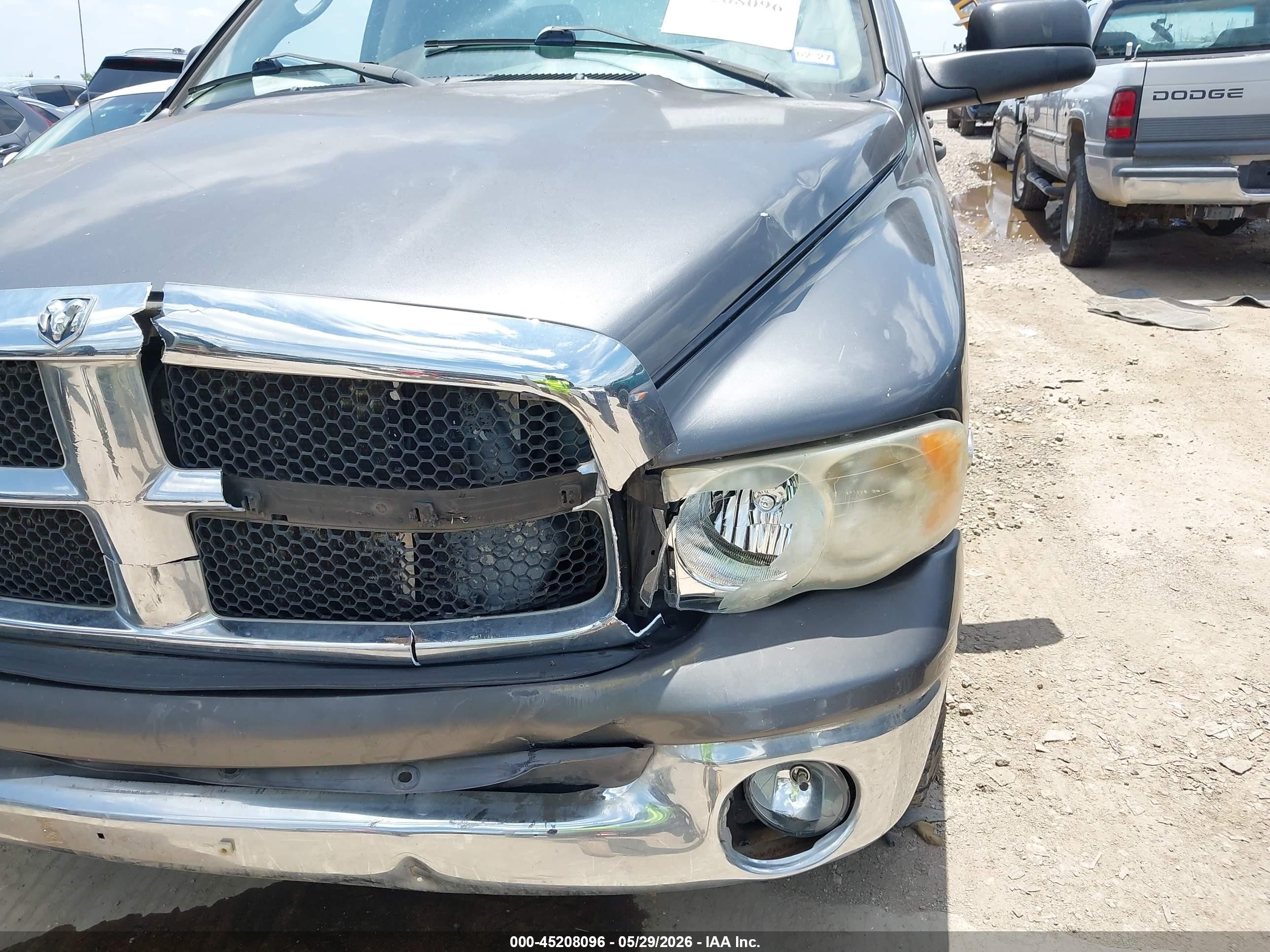 2004 Dodge Ram 2500 Slt/laramie Gray vin: 3D7KA28C54G108881