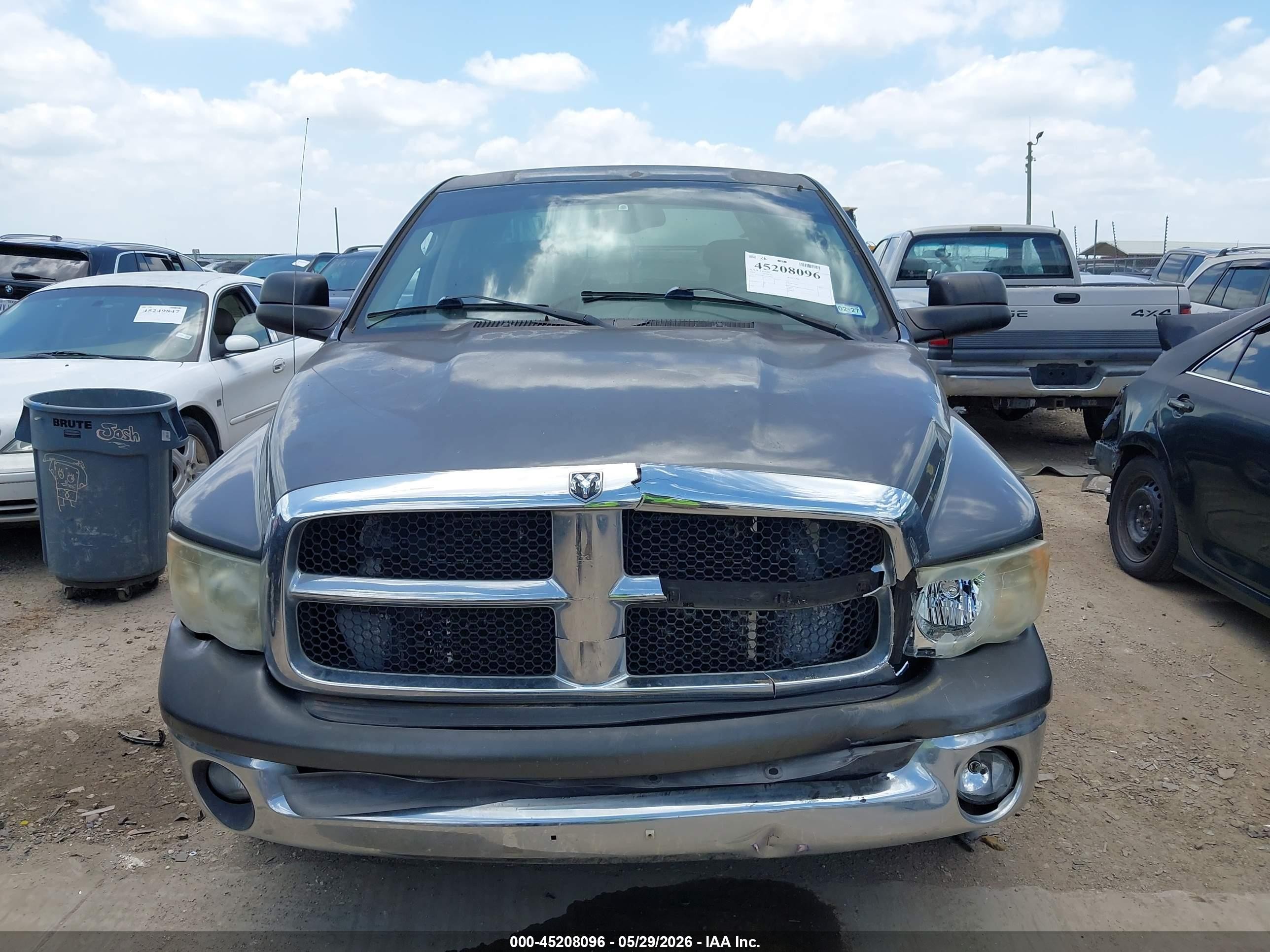 2004 Dodge Ram 2500 Slt/laramie Gray vin: 3D7KA28C54G108881