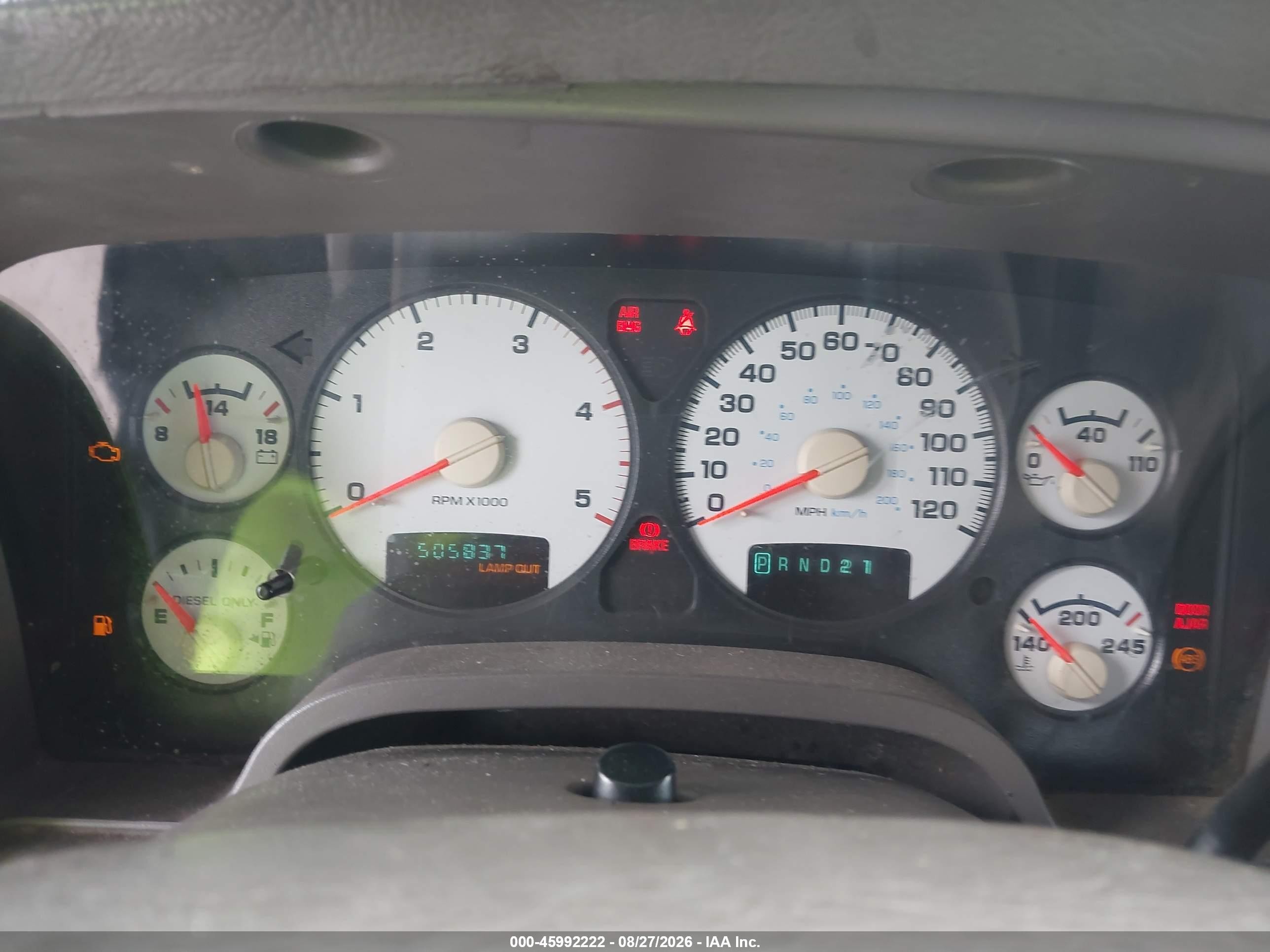 2003 Dodge Ram 2500 Slt/laramie/st Black vin: 3D7KA28C83G842235