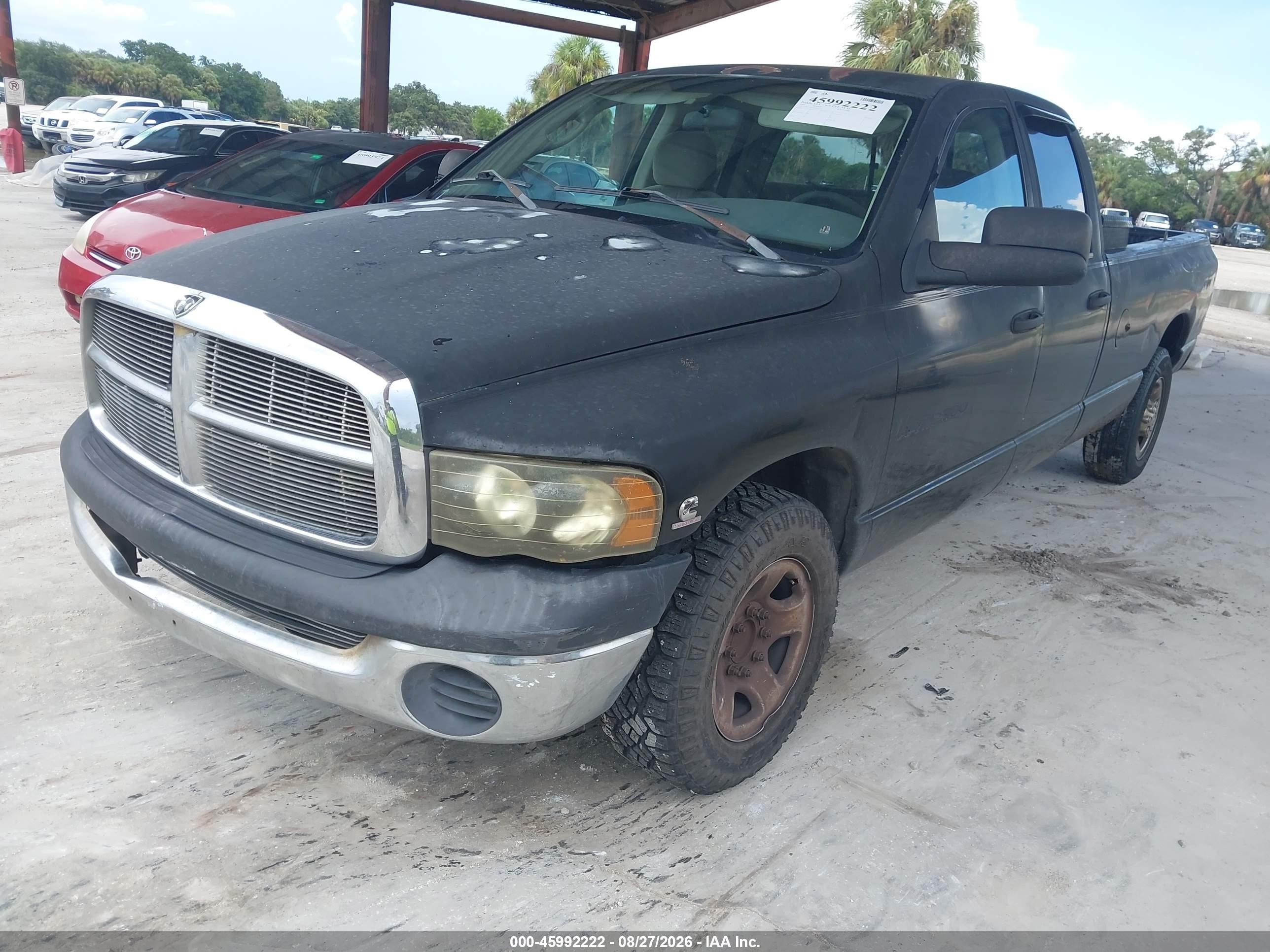 2003 Dodge Ram 2500 Slt/laramie/st Black vin: 3D7KA28C83G842235