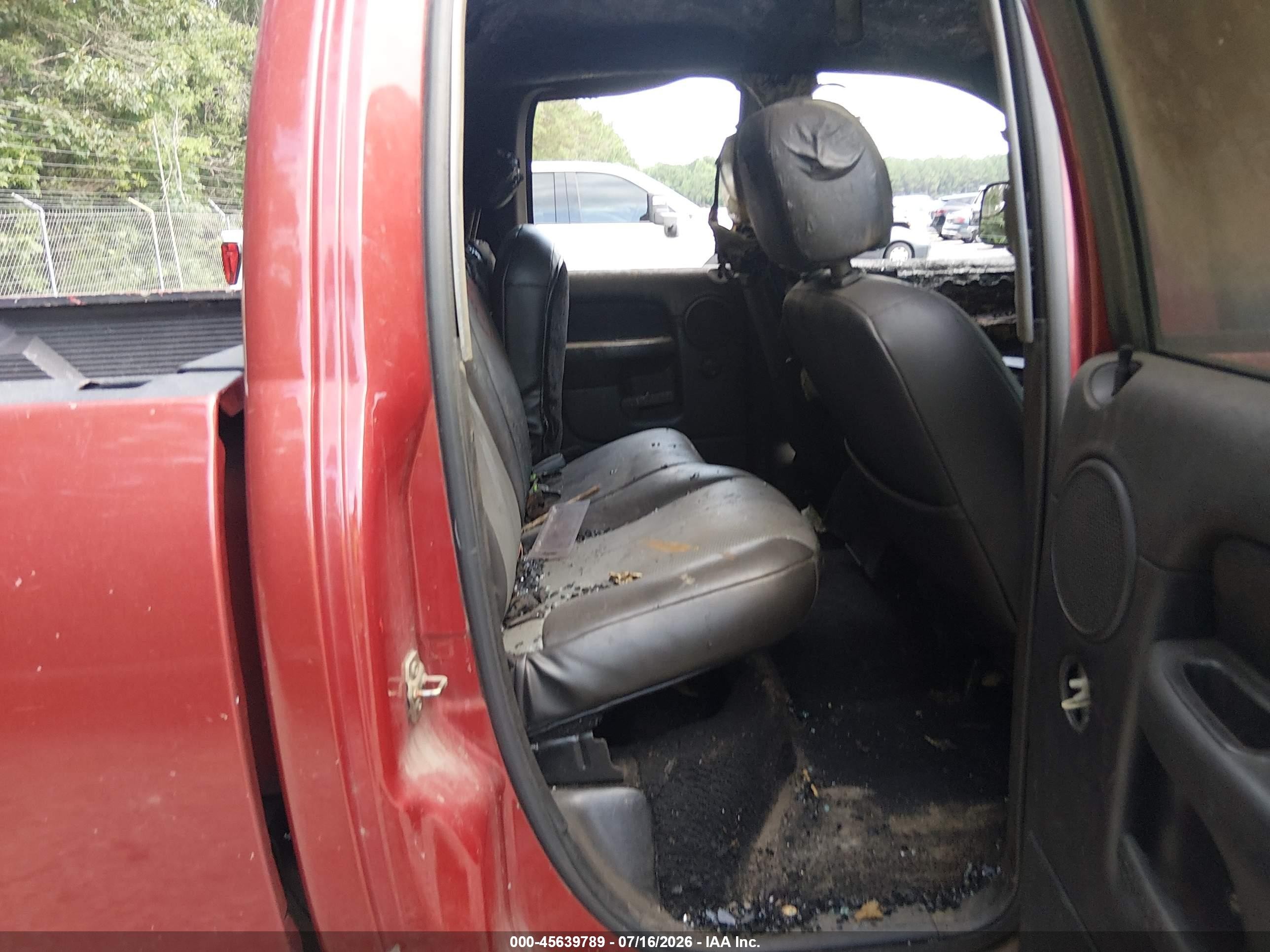 2004 Dodge Ram 2500 Slt/laramie Red vin: 3D7KA28C84G178679