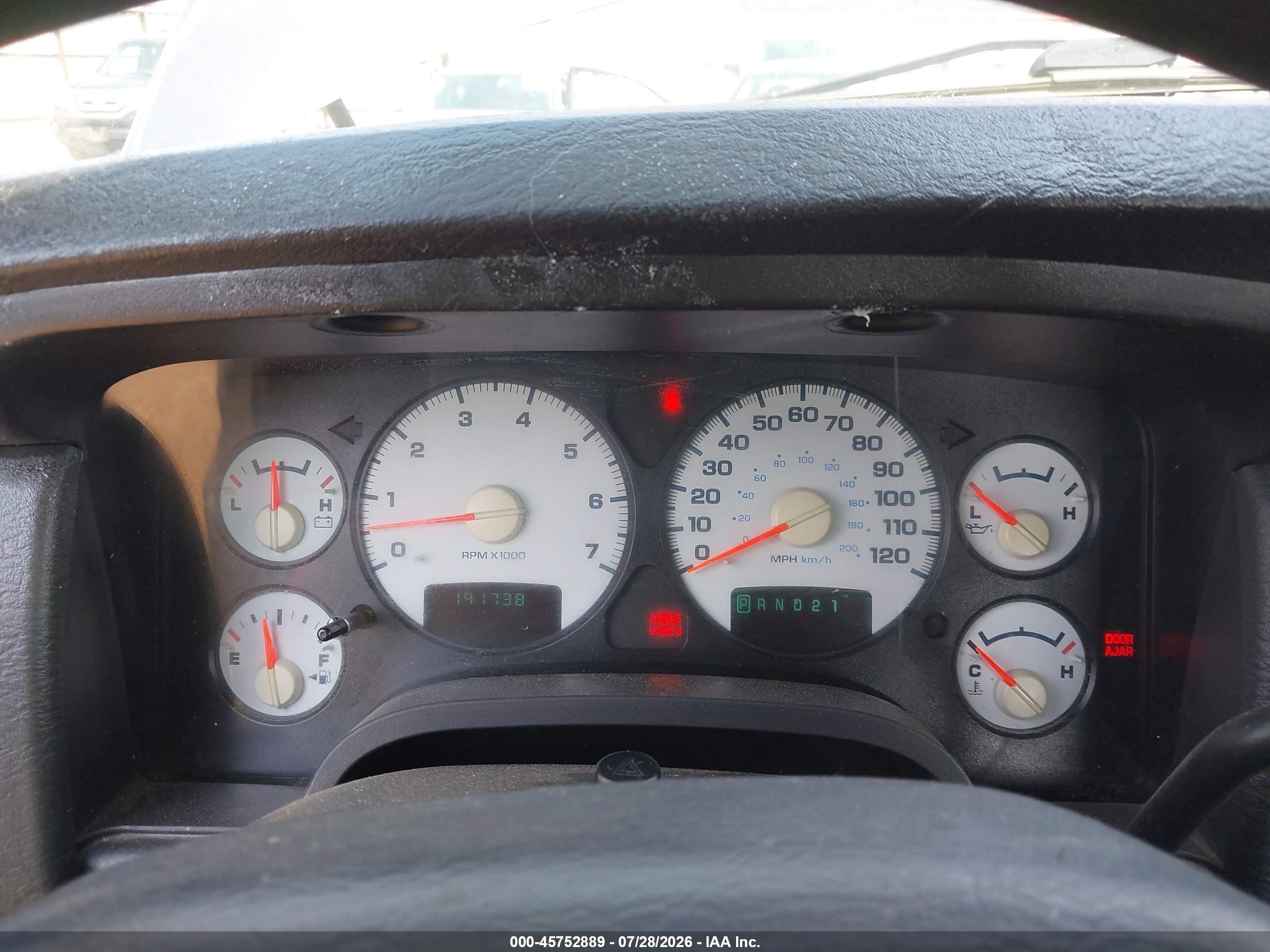 2003 Dodge Ram 2500 Slt/laramie/st Gray vin: 3D7KA28D03G835353