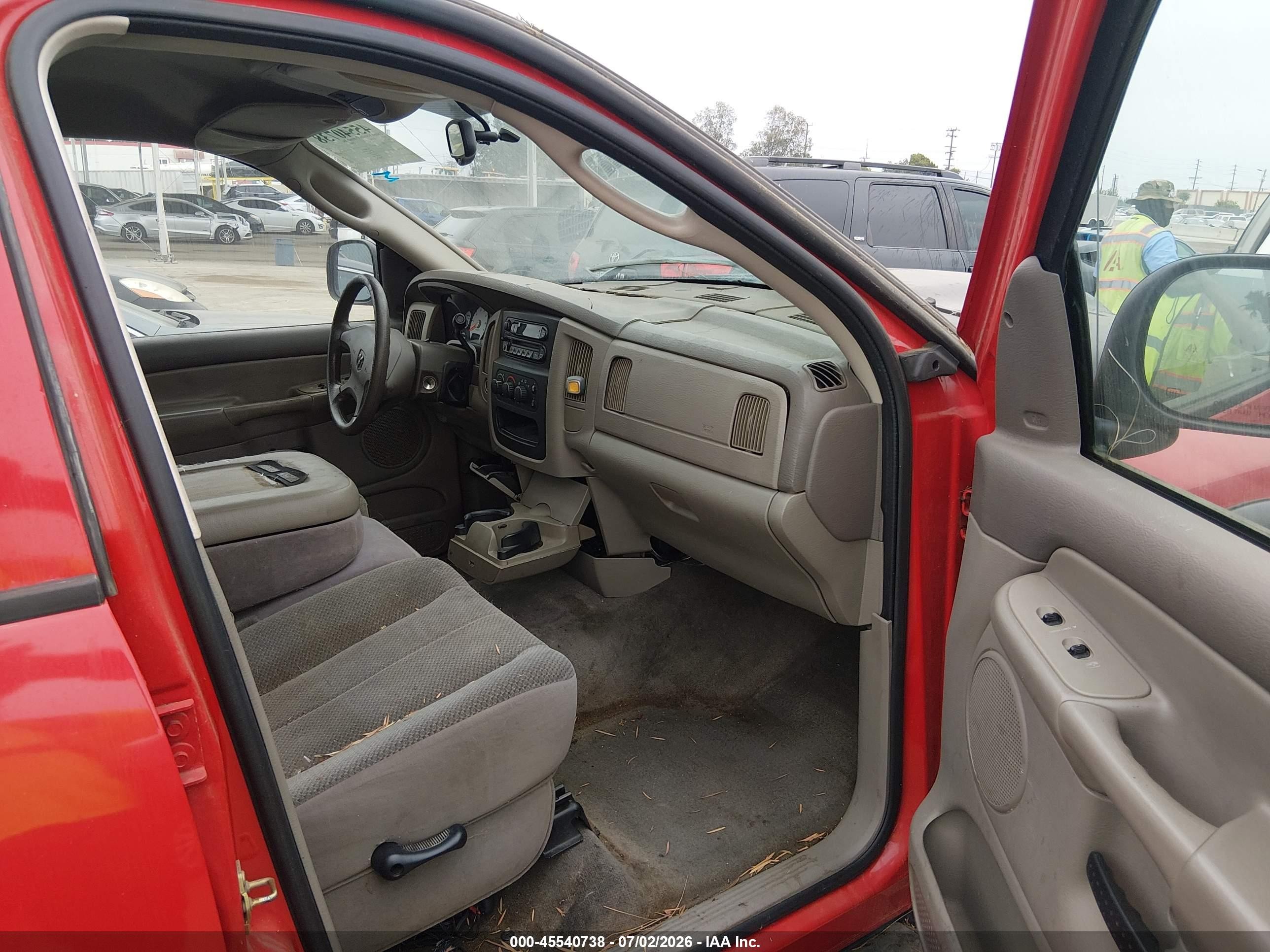 2003 Dodge Ram 2500 Slt/laramie/st Red vin: 3D7KA28D33G777965