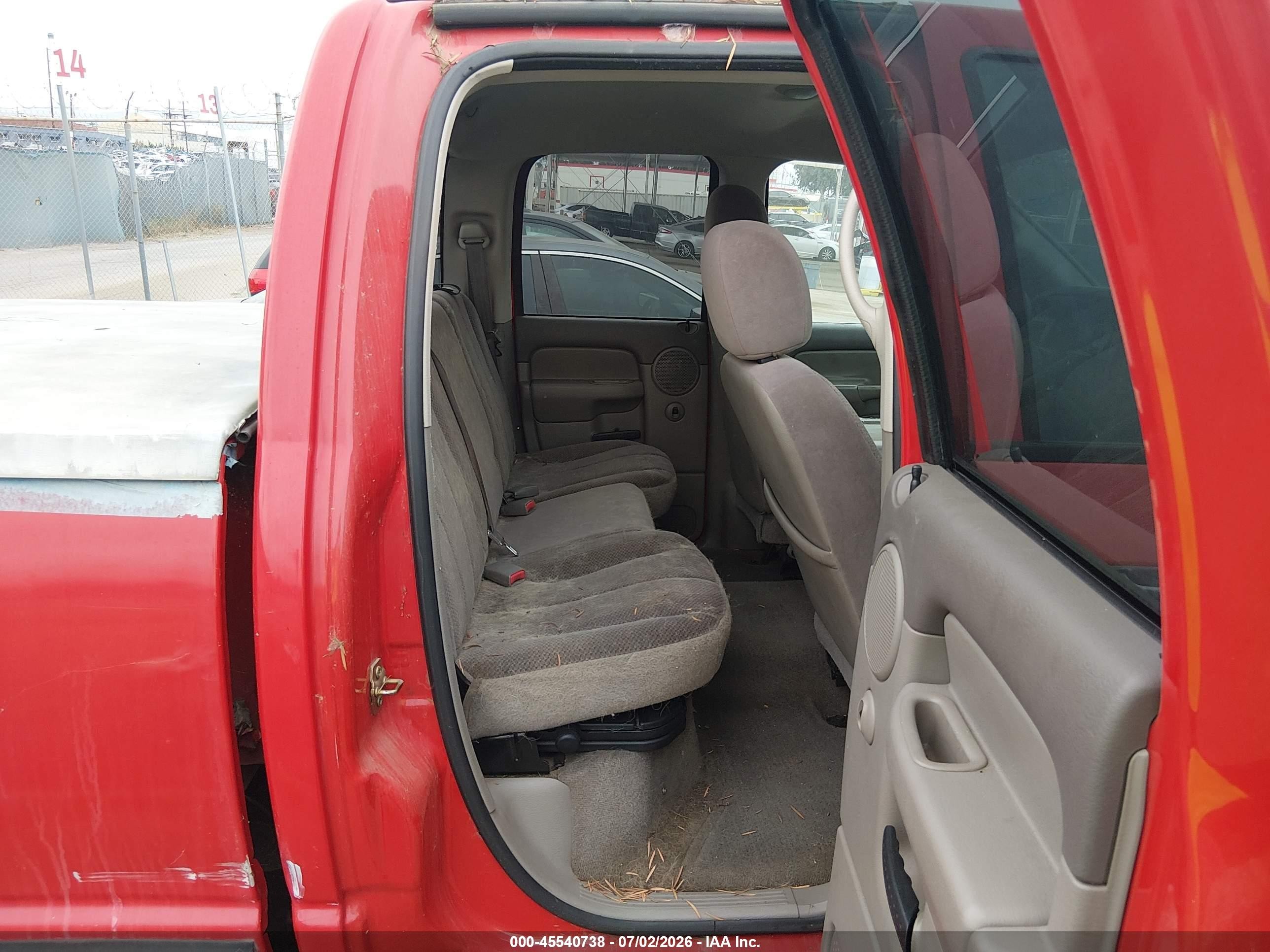 2003 Dodge Ram 2500 Slt/laramie/st Red vin: 3D7KA28D33G777965