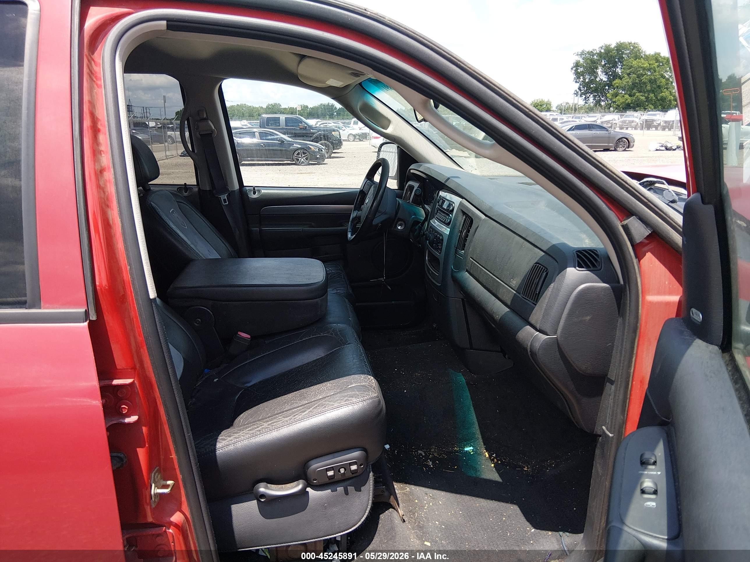 2004 Dodge Ram 2500 Slt/laramie Red vin: 3D7KA28D34G176461