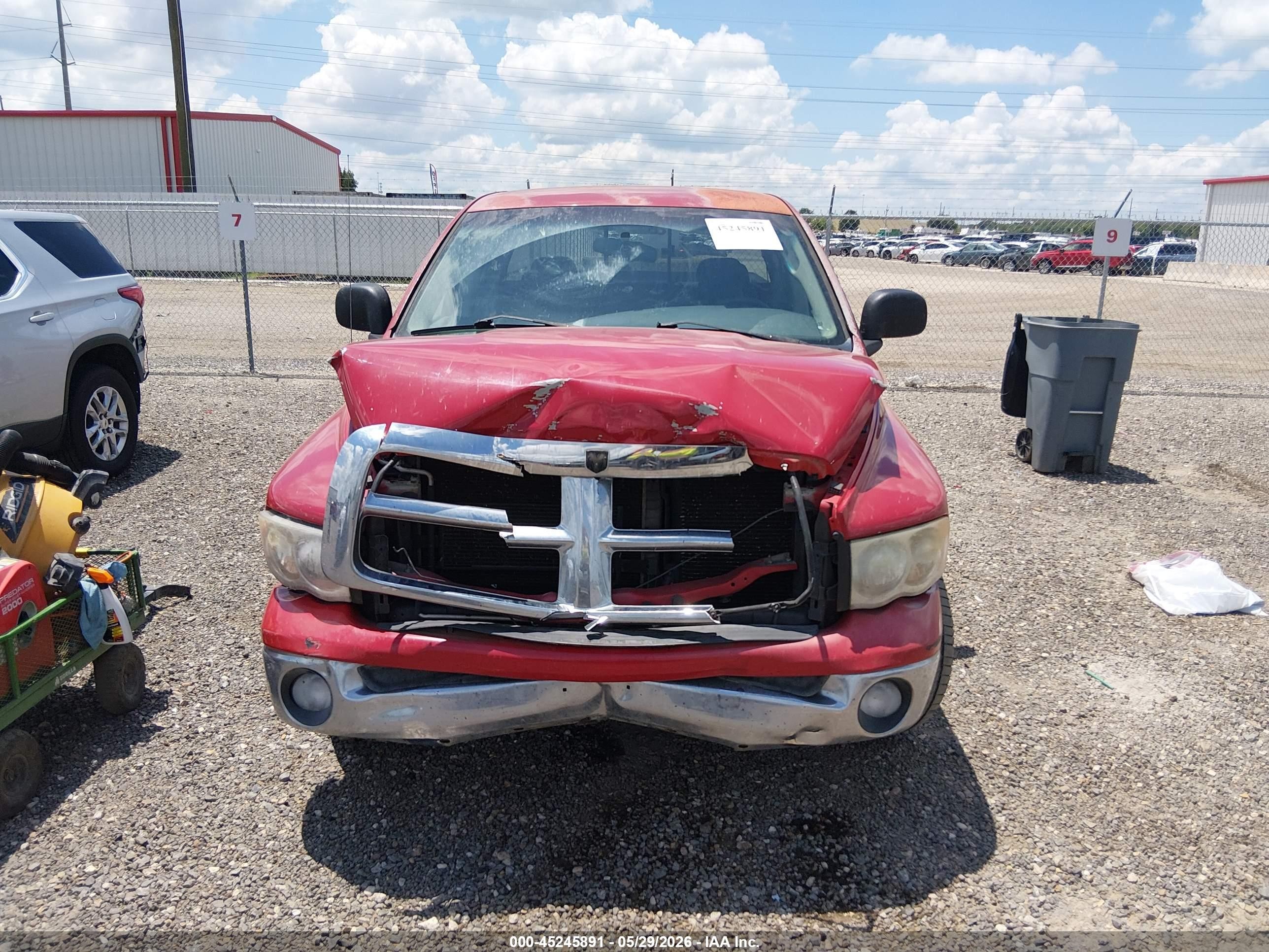 2004 Dodge Ram 2500 Slt/laramie Red vin: 3D7KA28D34G176461