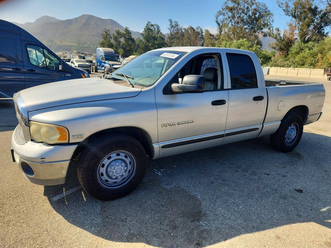 2003 Dodge Ram 2500 St Silver vin: 3D7KA28D53G853217