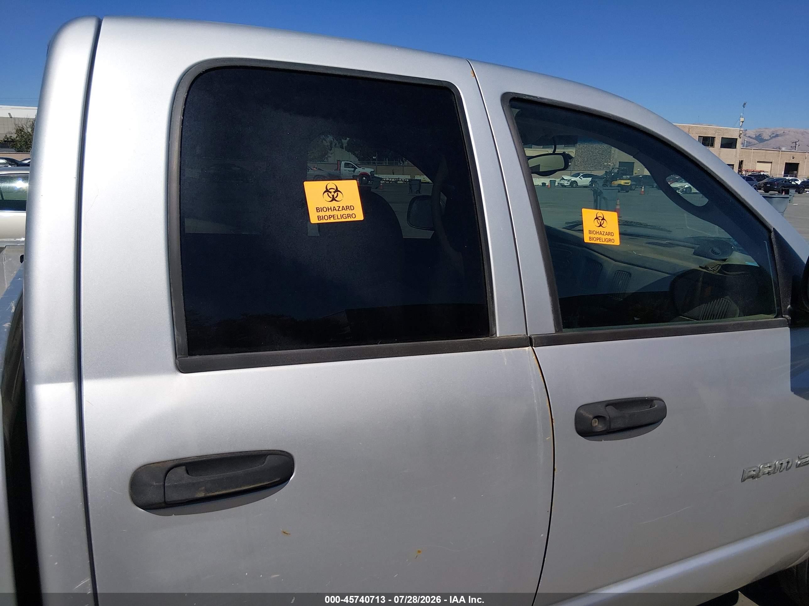 2003 Dodge Ram 2500 Slt/laramie/st Silver vin: 3D7KA28D63G825734
