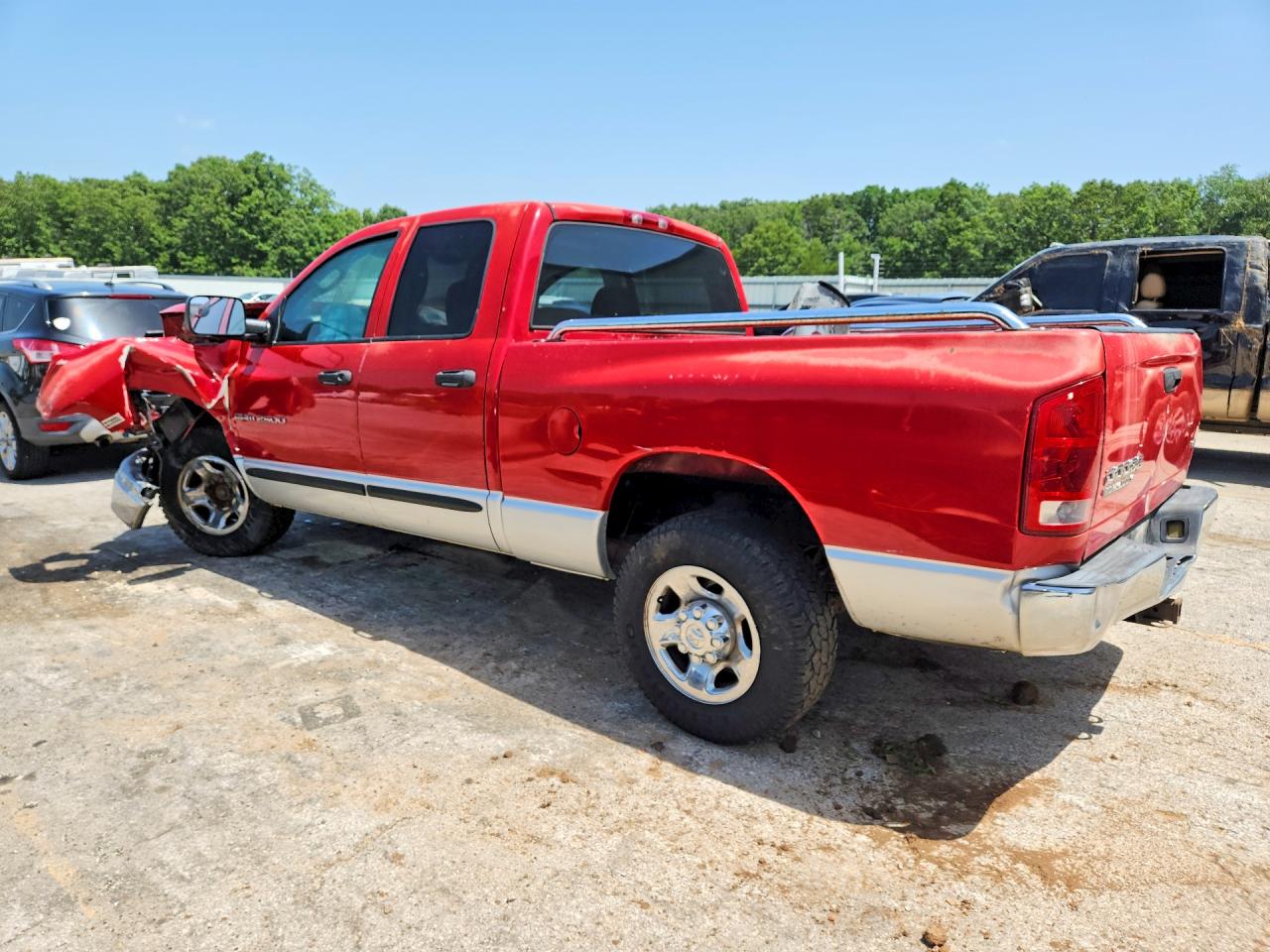 2003 Dodge Ram 2500 St Красный vin: 3D7KA28D73G716201