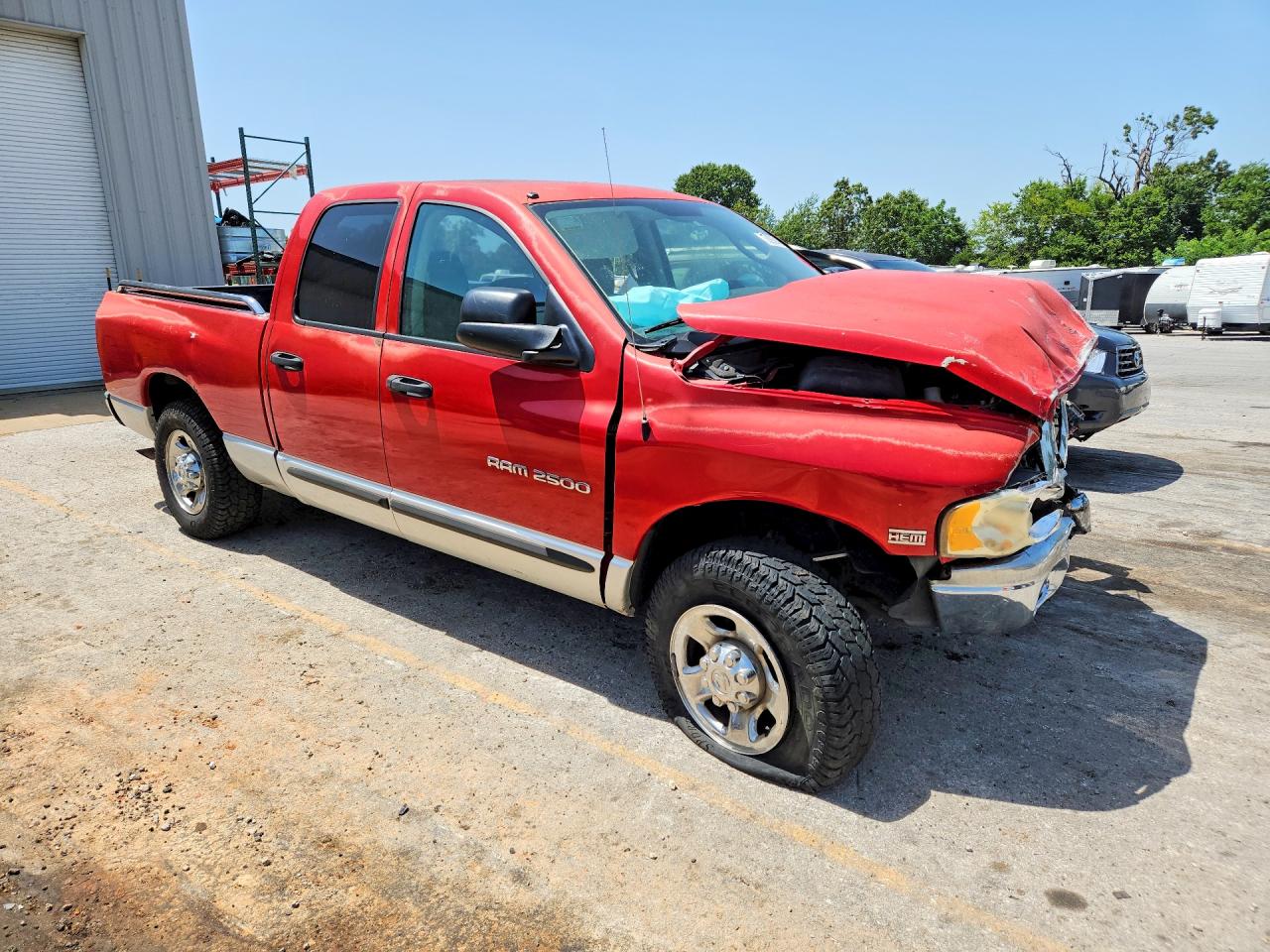 2003 Dodge Ram 2500 St Красный vin: 3D7KA28D73G716201
