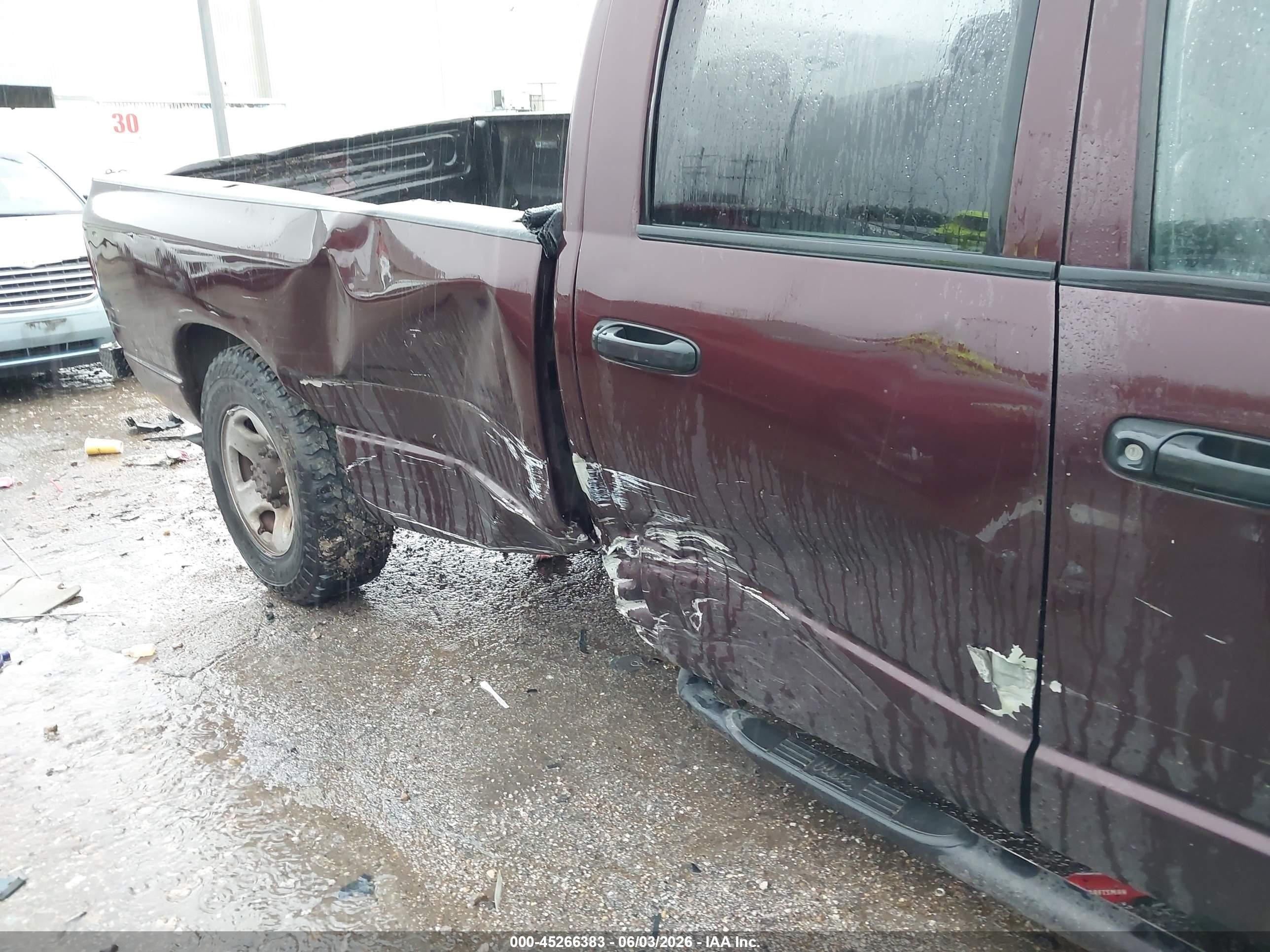2004 Dodge Ram 2500 St Темно-бордовый vin: 3D7KA28D84G174835